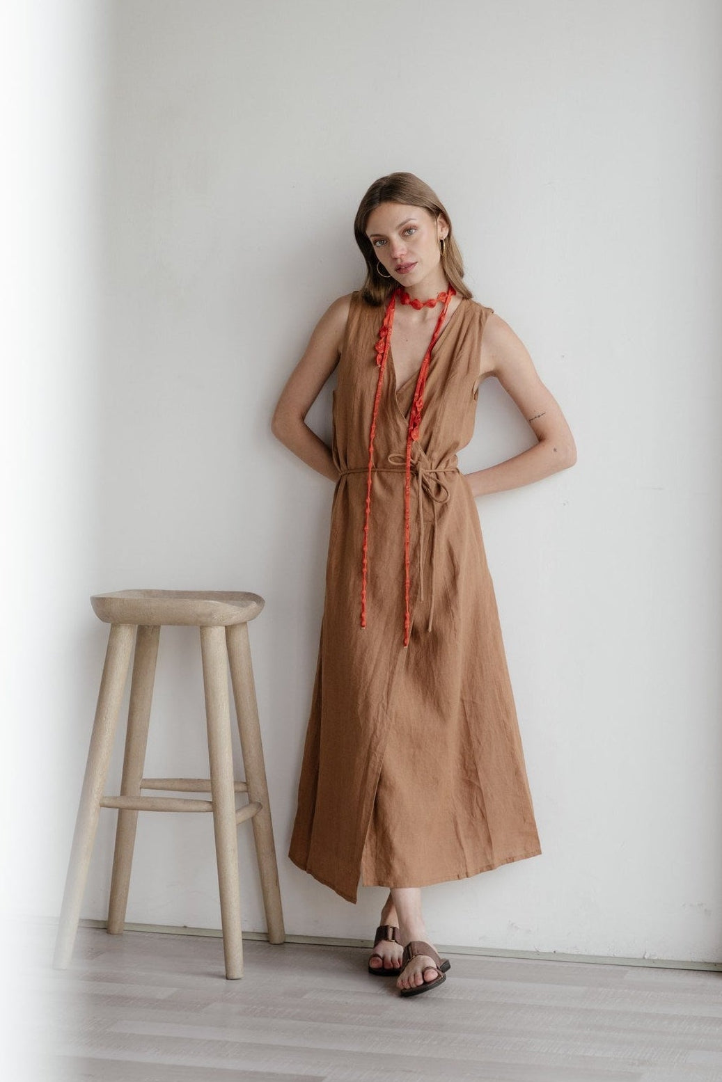 Maxi Vestido Noosa  · Toffee