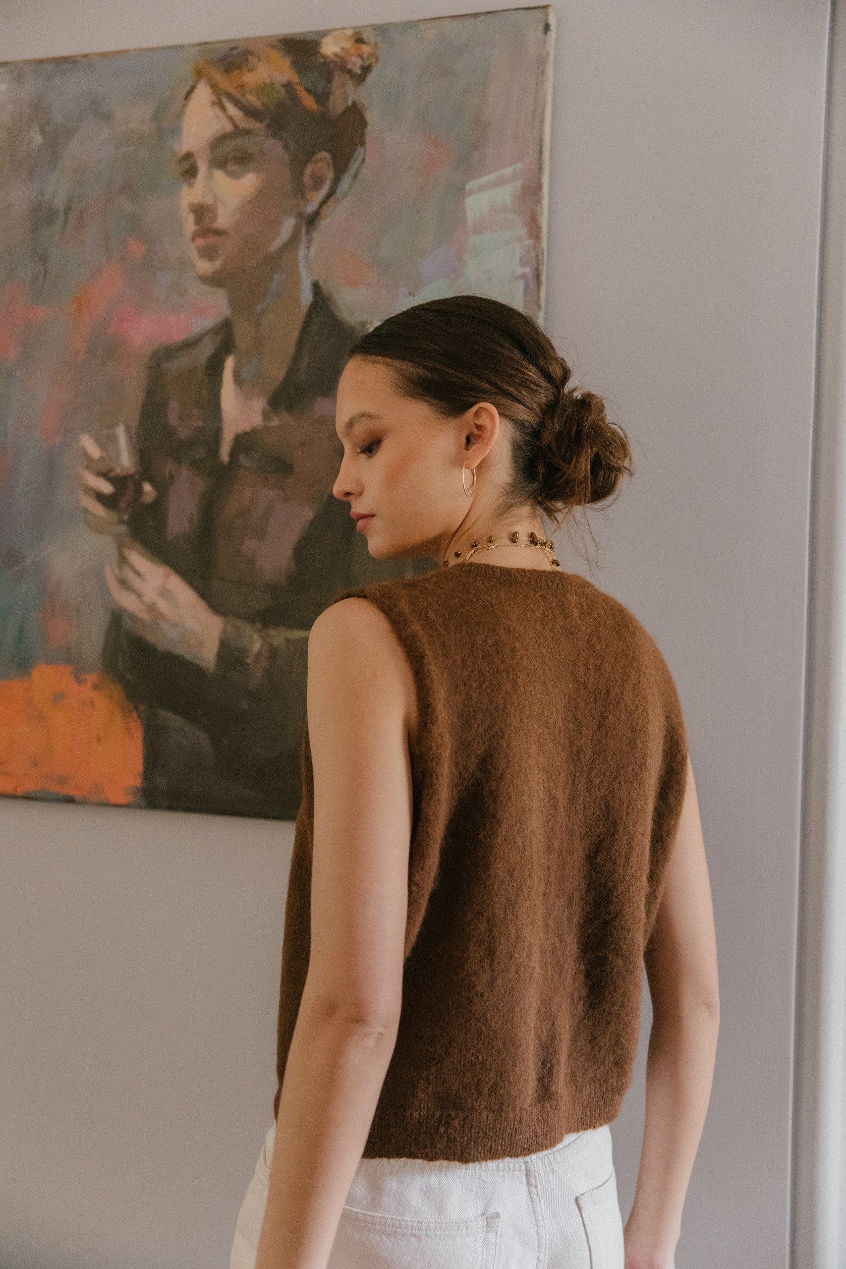 Chaleco Diana · Chocolate