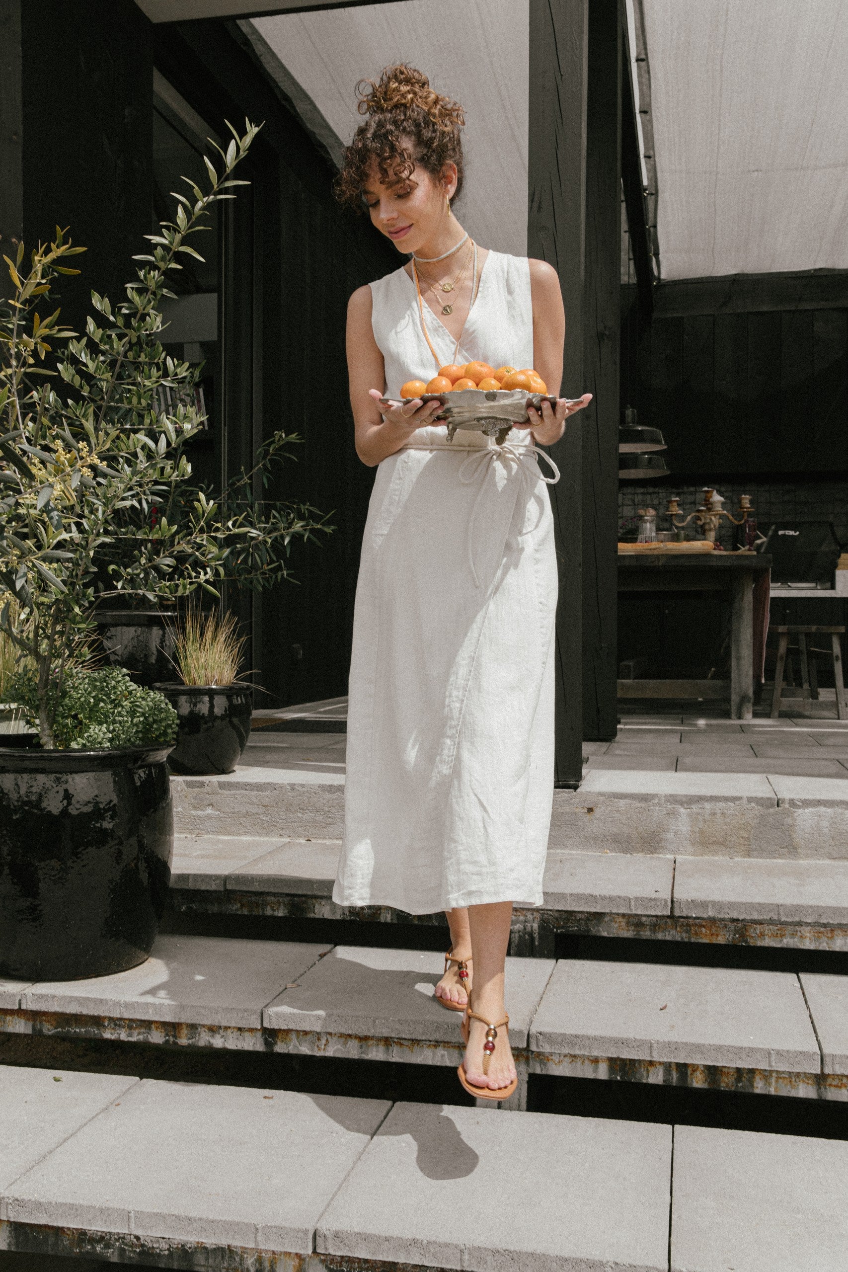 Maxi Vestido Noosa · Crudo