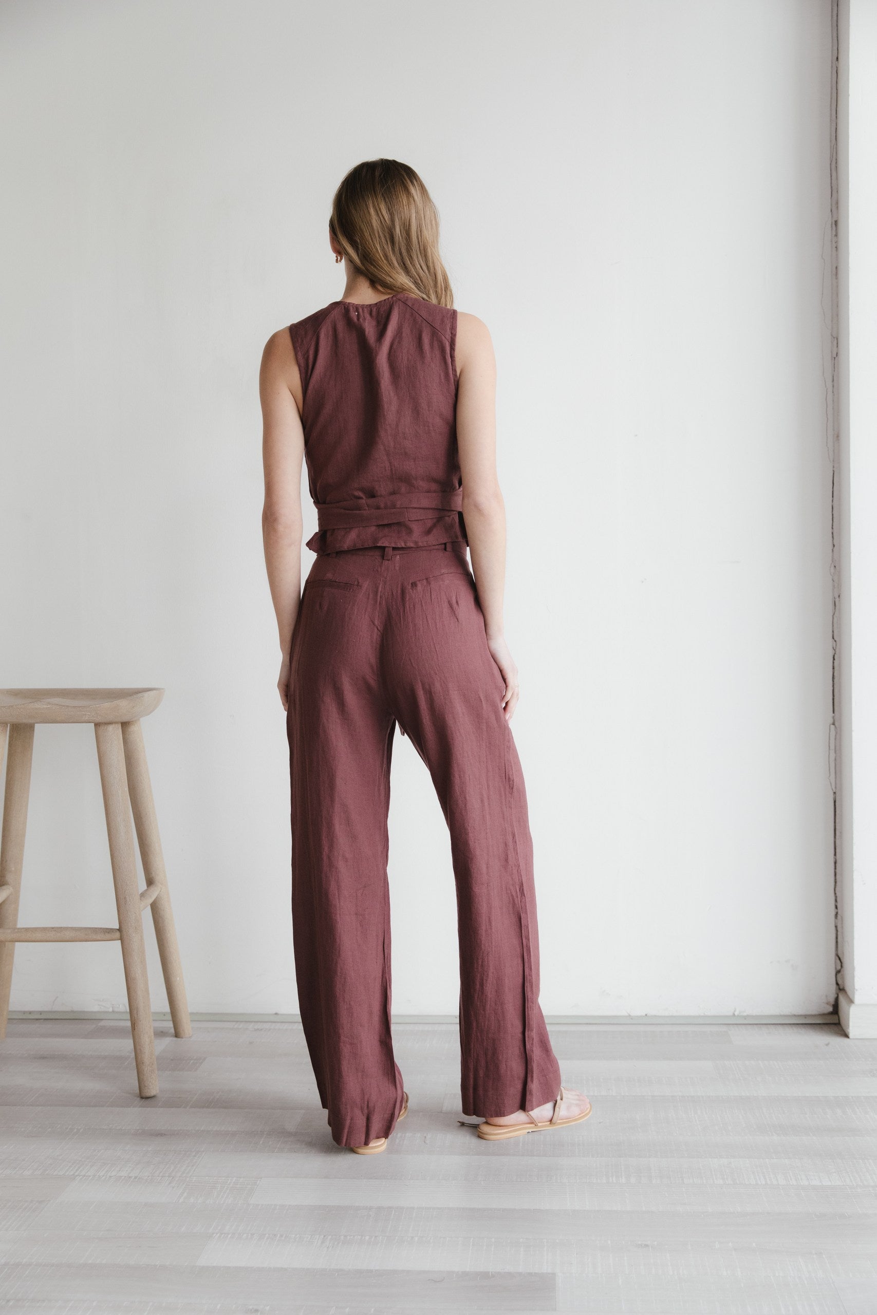 Pantalón Bex · Vino