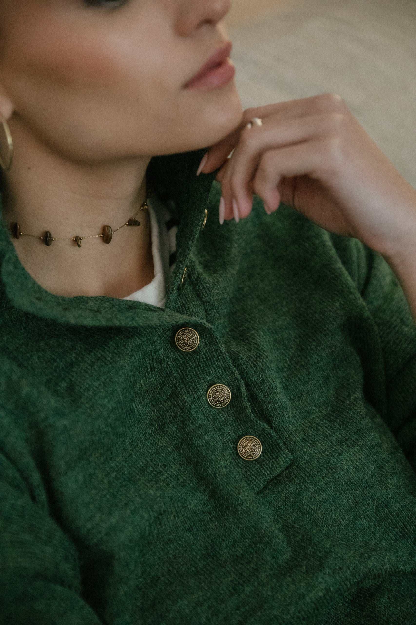 Sweater Begur · Verde Peral