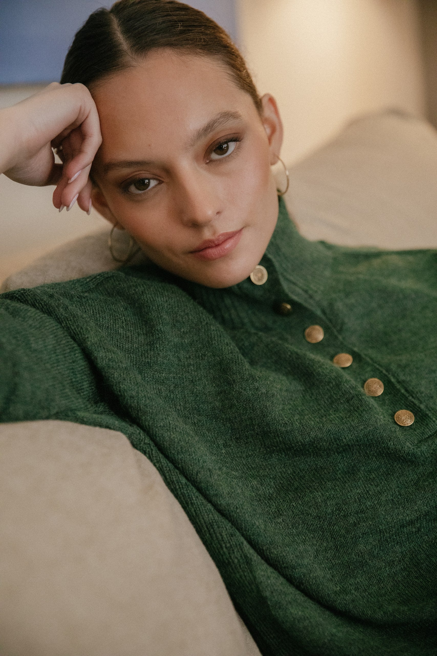 Sweater Begur · Verde Peral
