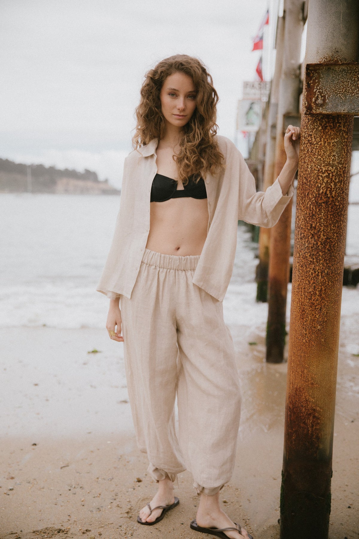 Pantalón Ela · Nude