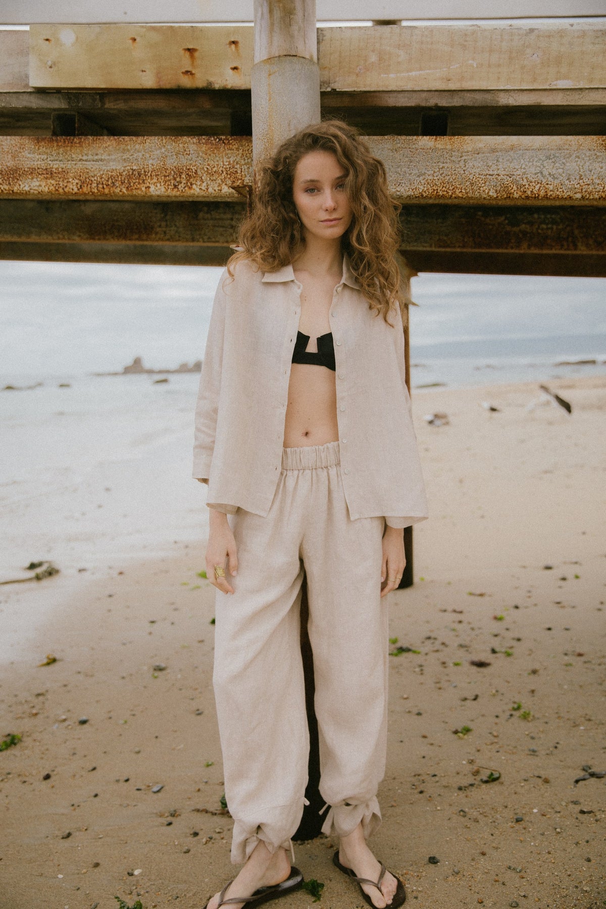 Camisa Diani · Nude
