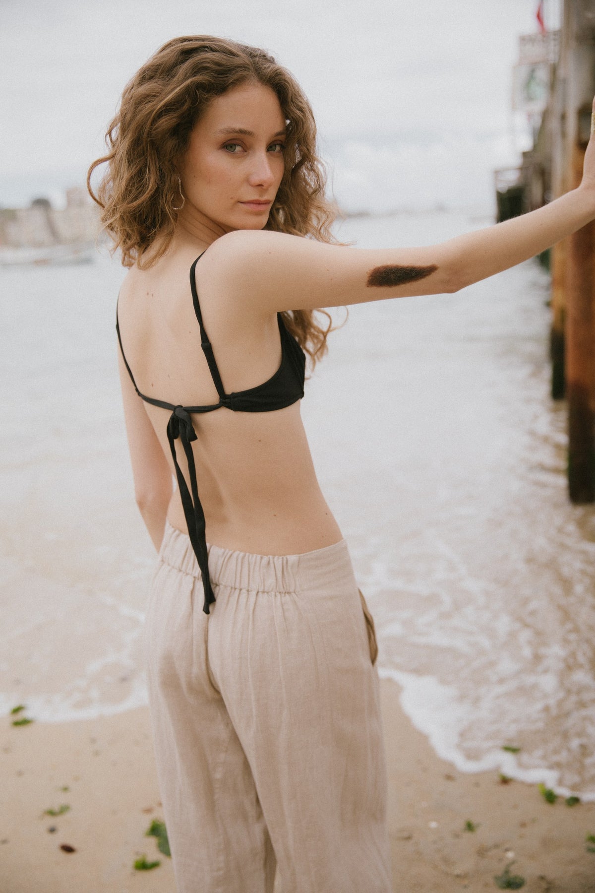 Pantalón Ela · Nude