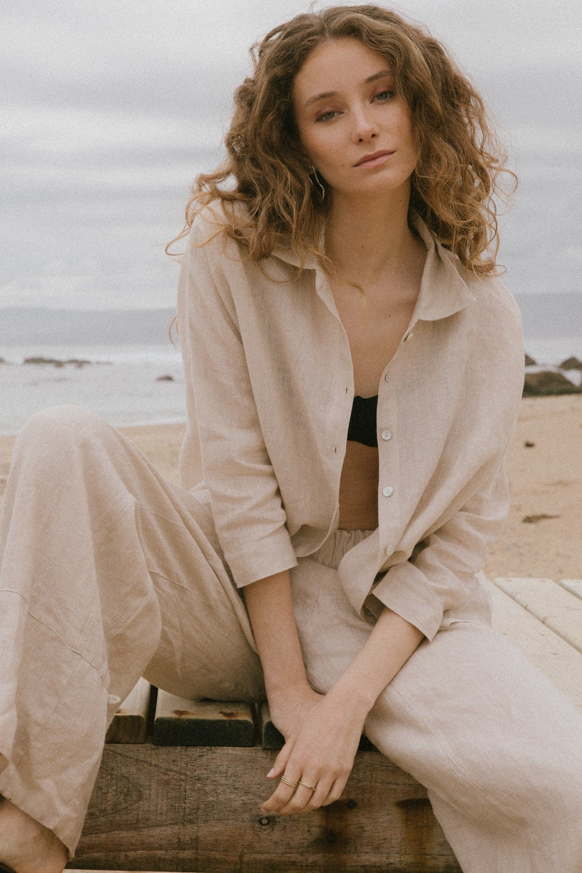 Camisa Diani · Nude