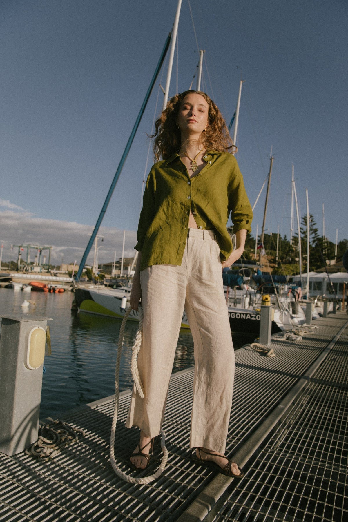 Pantalón Bex · Nude