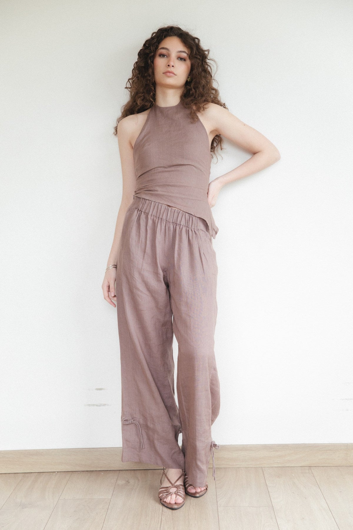 Pantalón Ela · Malva