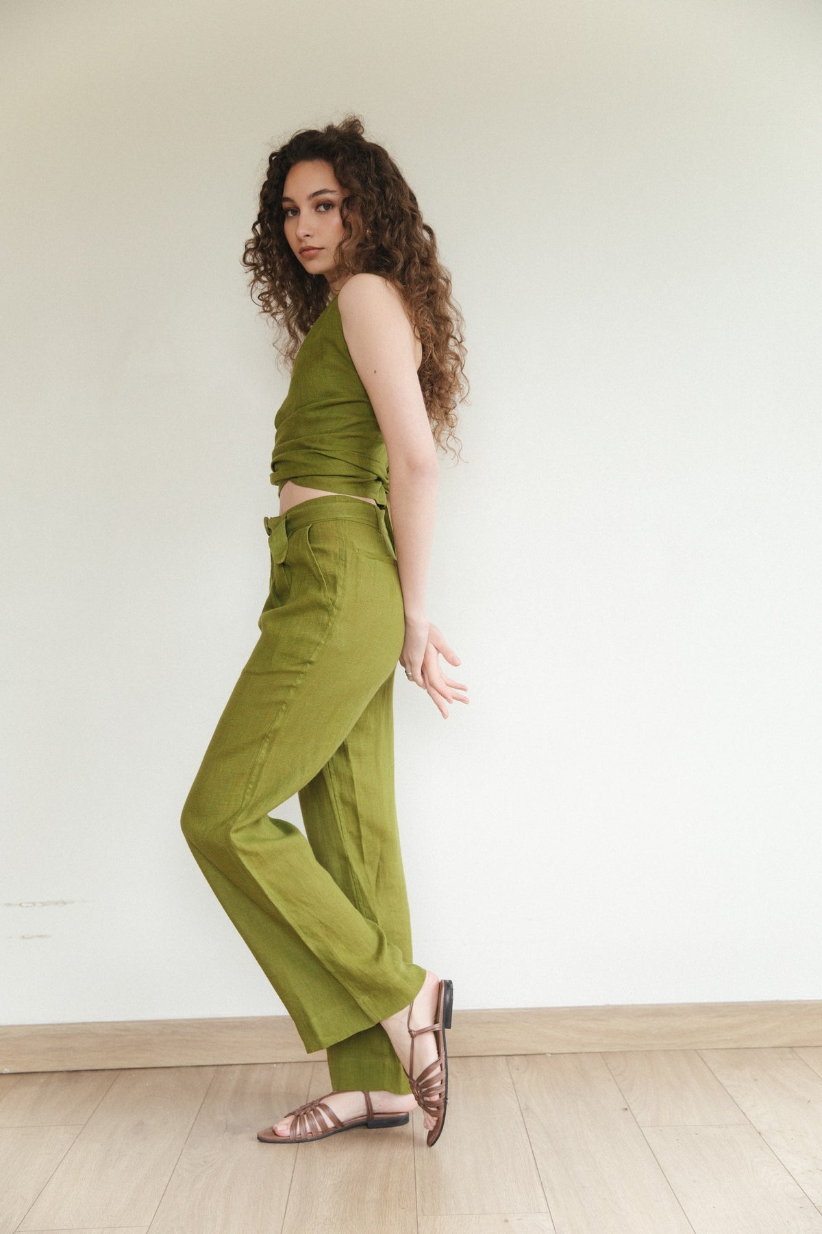 Pantalón Bex · Pistacho