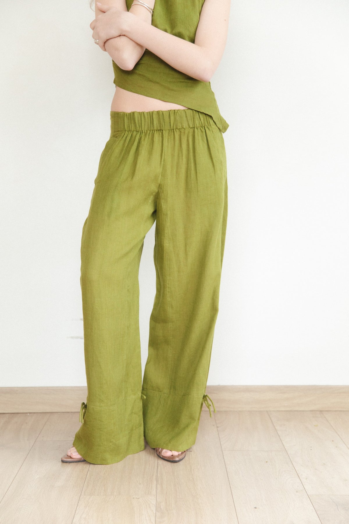 Pantalón Ela · Pistacho