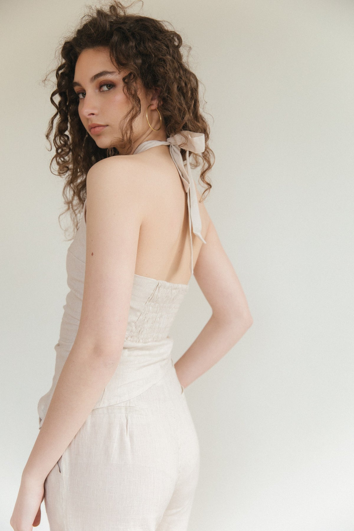 Pantalón Bex · Nude