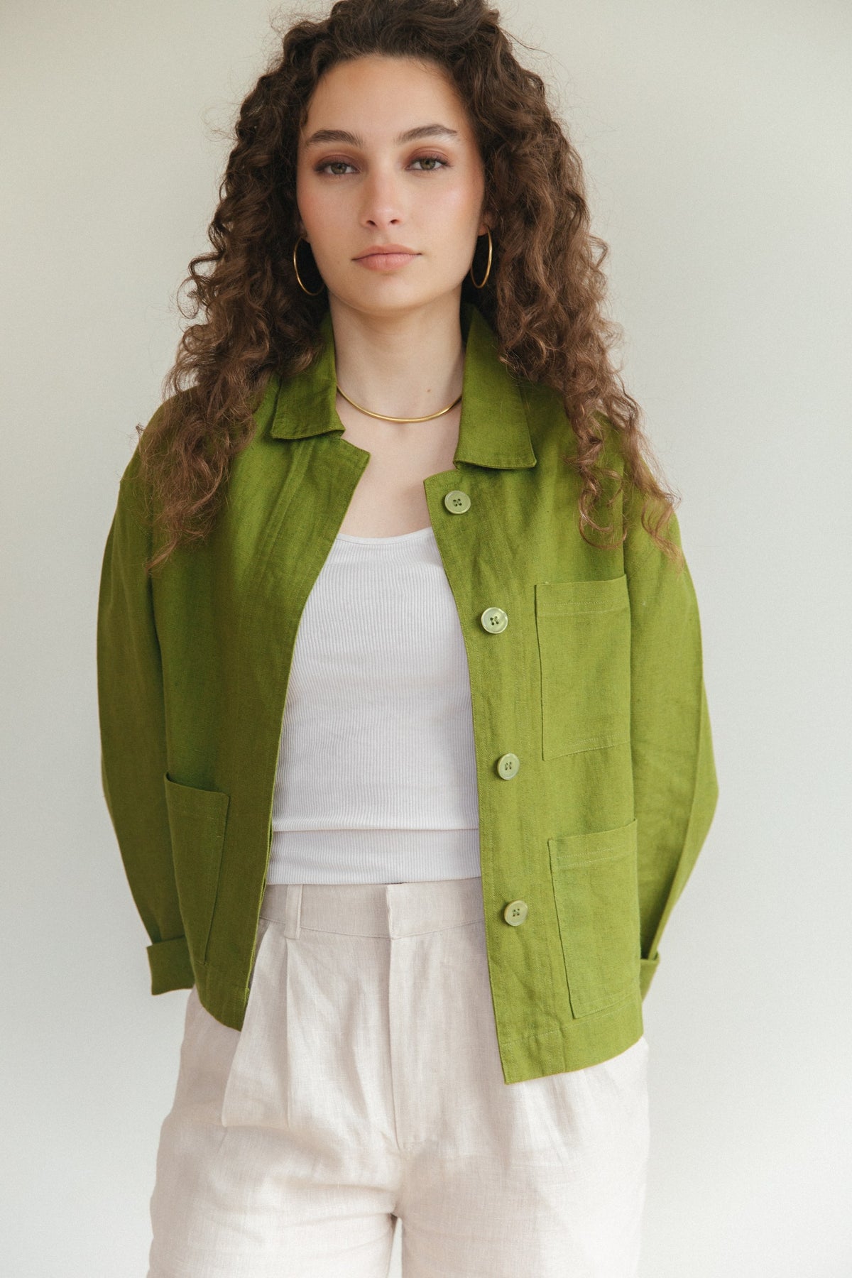 Chaqueta Masi · Pistacho