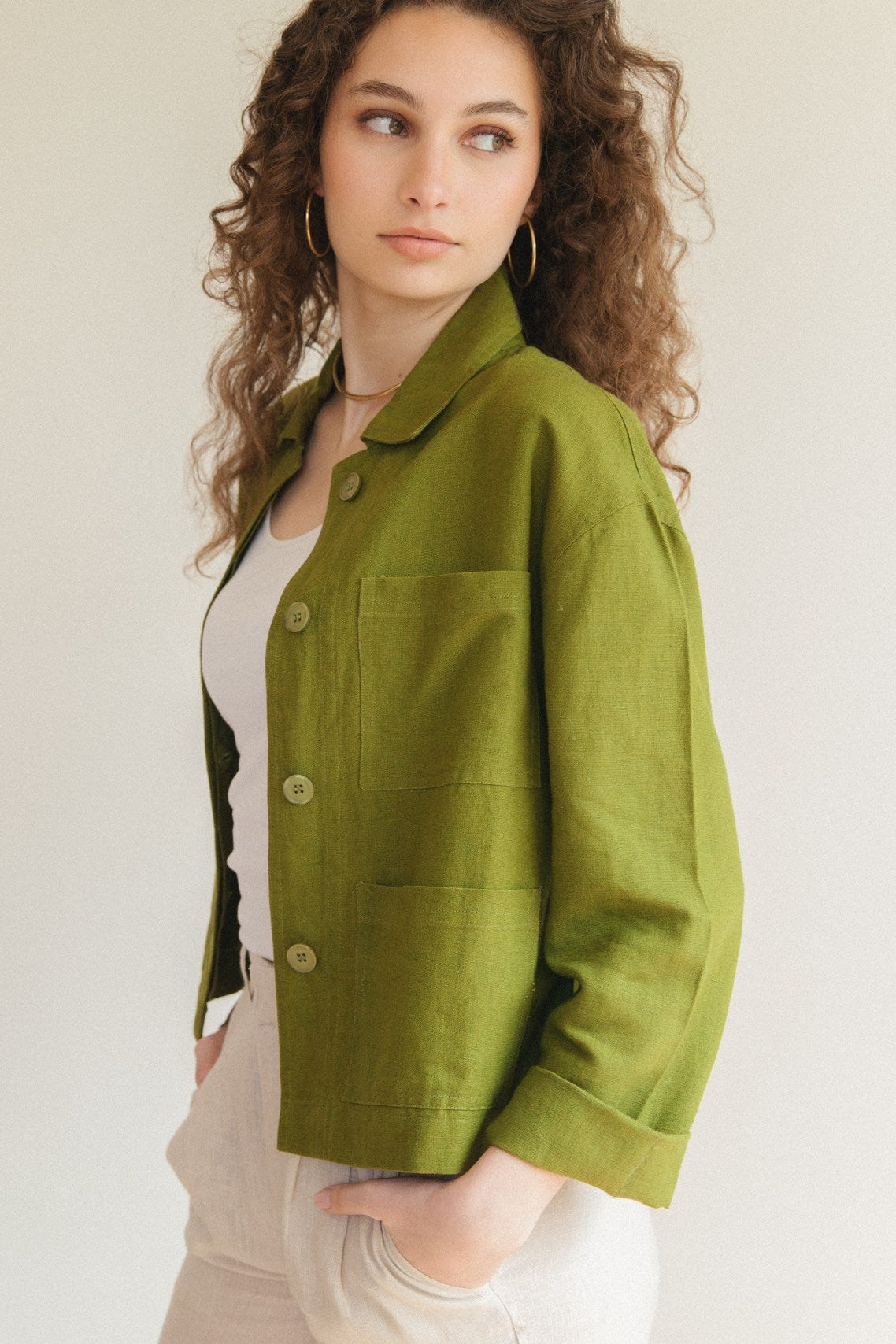 Chaqueta Masi · Pistacho