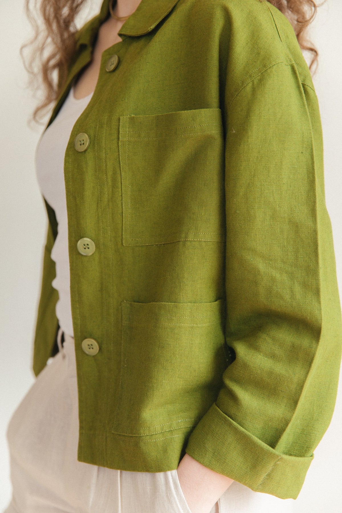 Chaqueta Masi · Pistacho