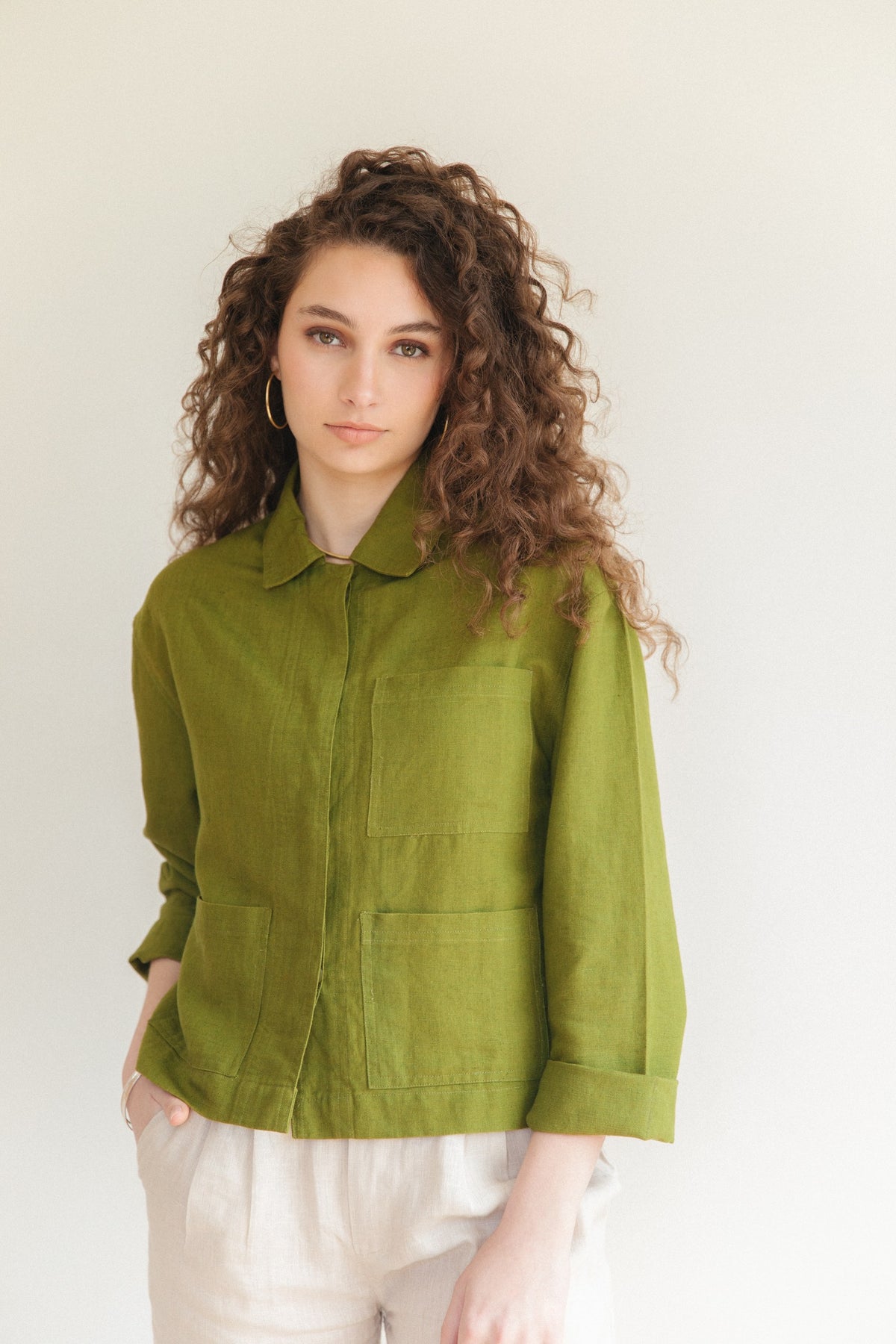 Chaqueta Masi · Pistacho