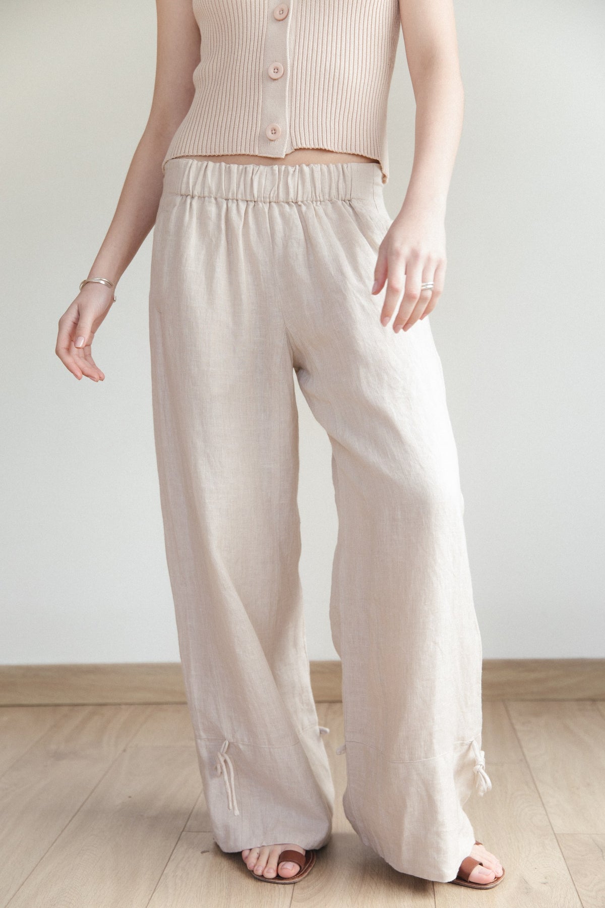Pantalón Ela · Nude