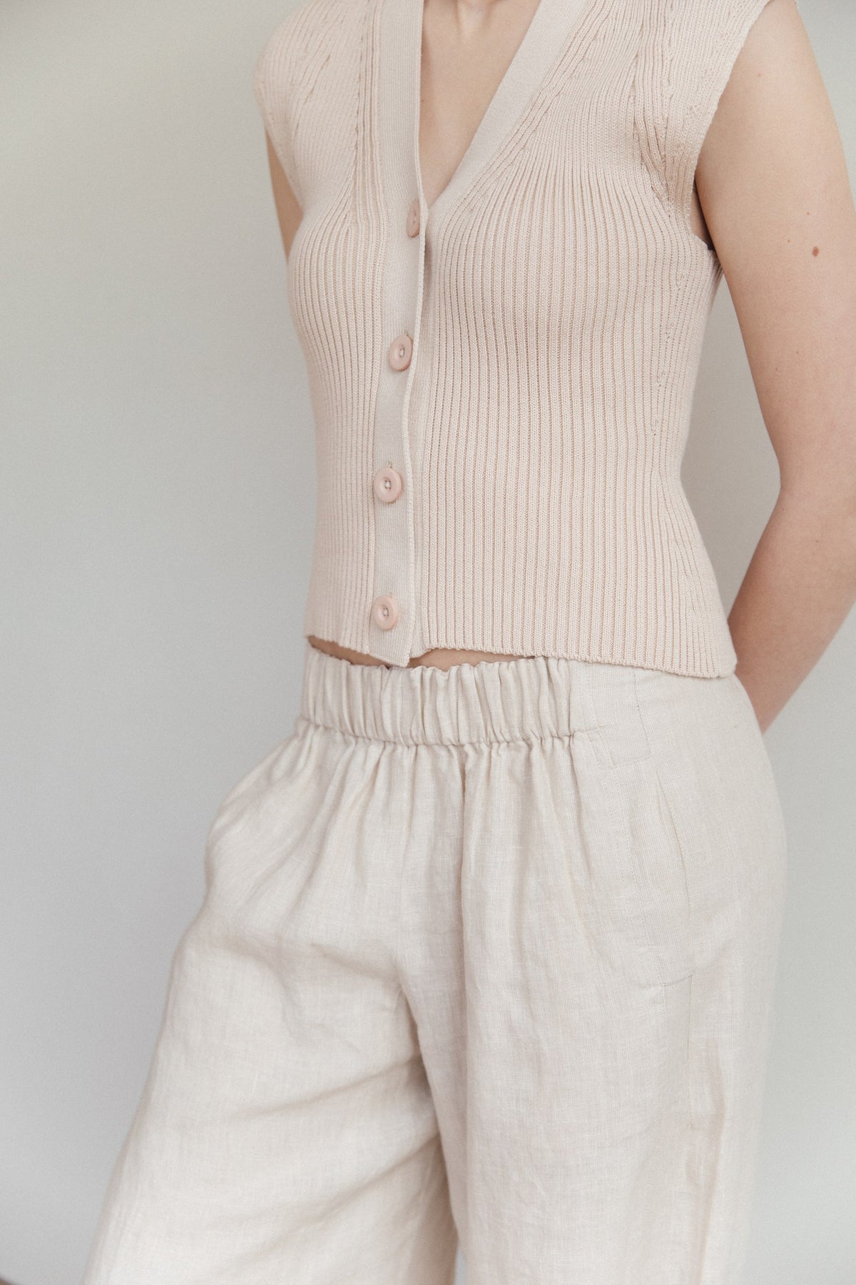 Pantalón Ela · Nude