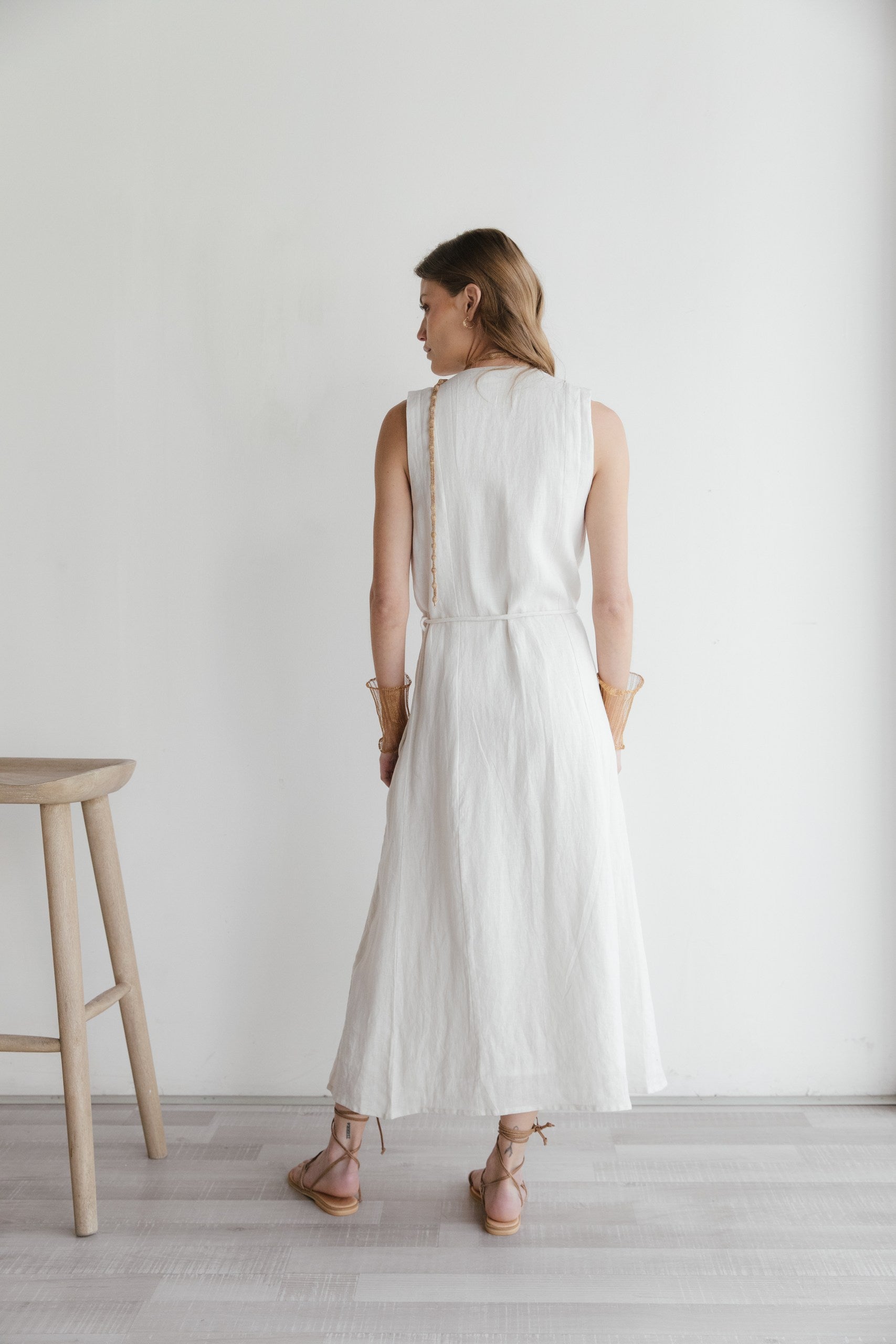 Maxi Vestido Noosa · Crudo