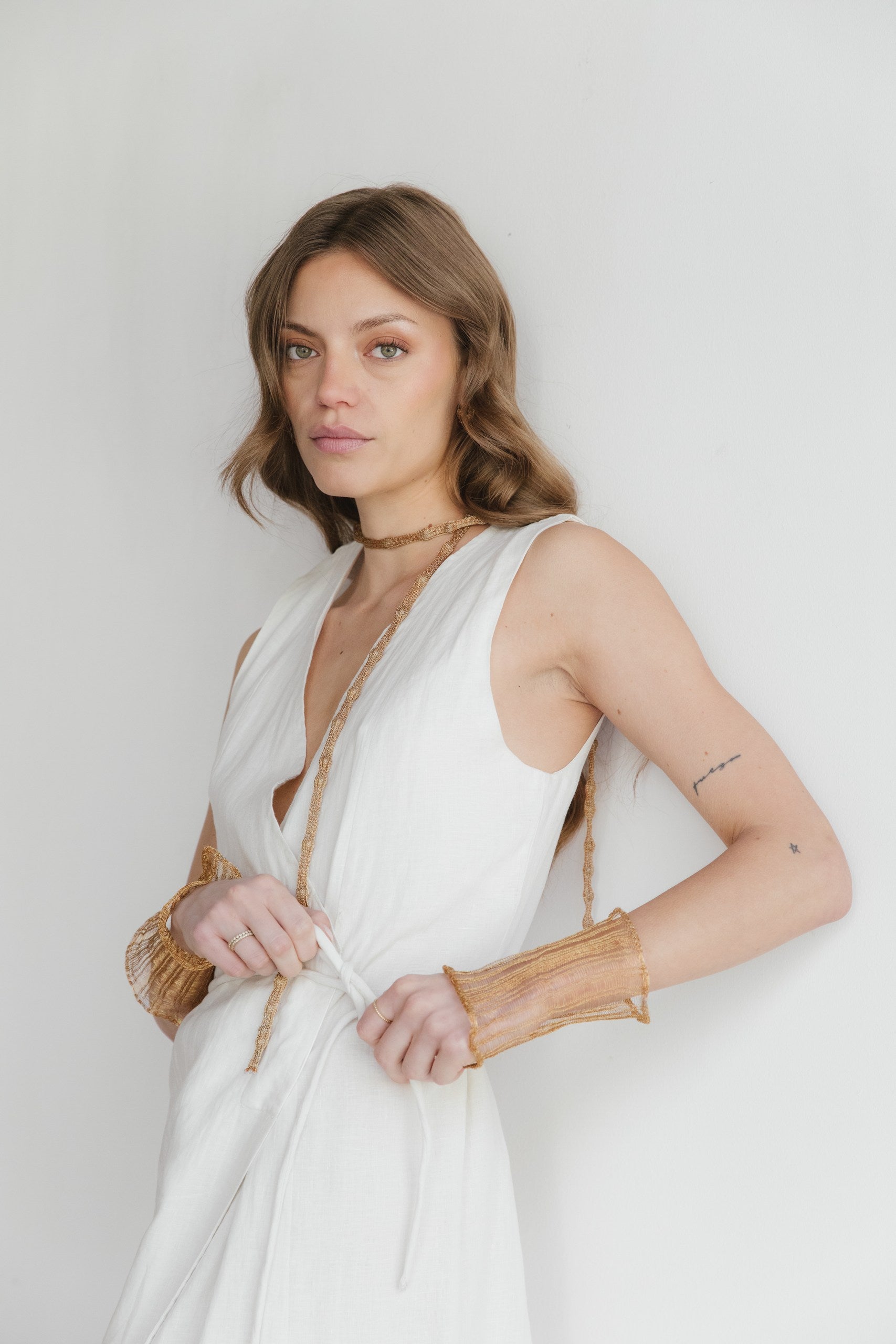 Maxi Vestido Noosa · Crudo