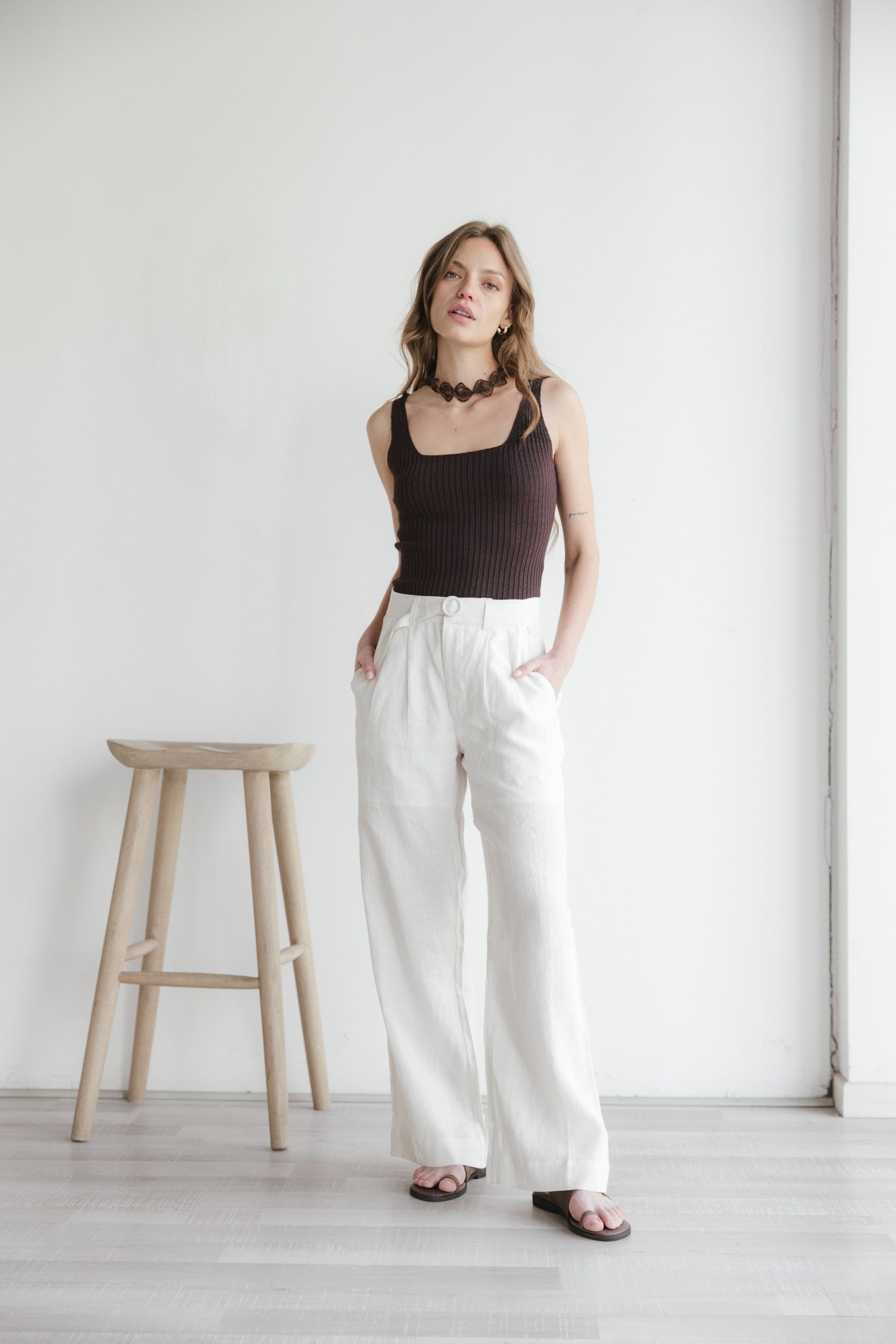 Pantalón Bex · Crudo