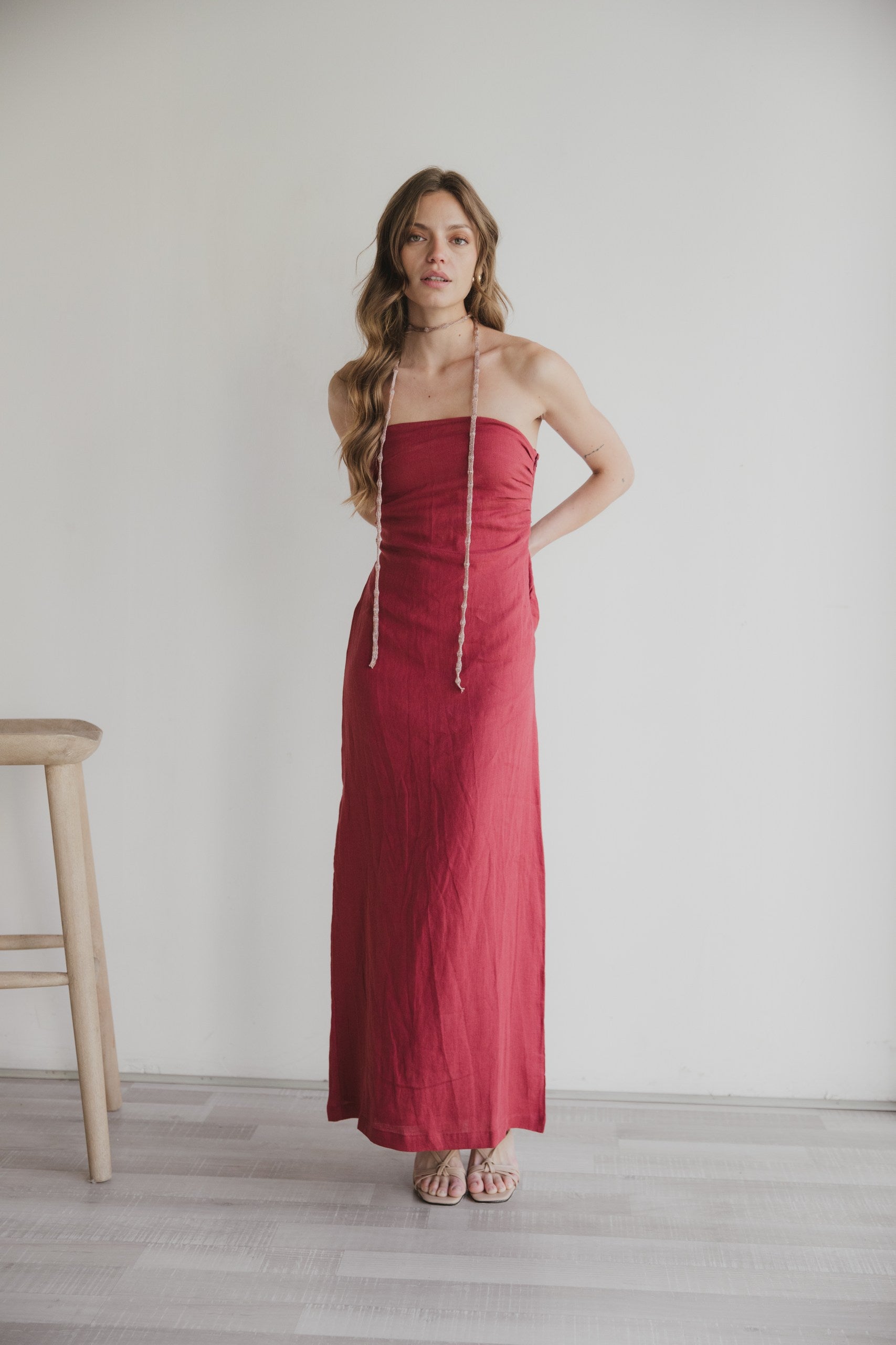 Vestido Perth  · Cherry