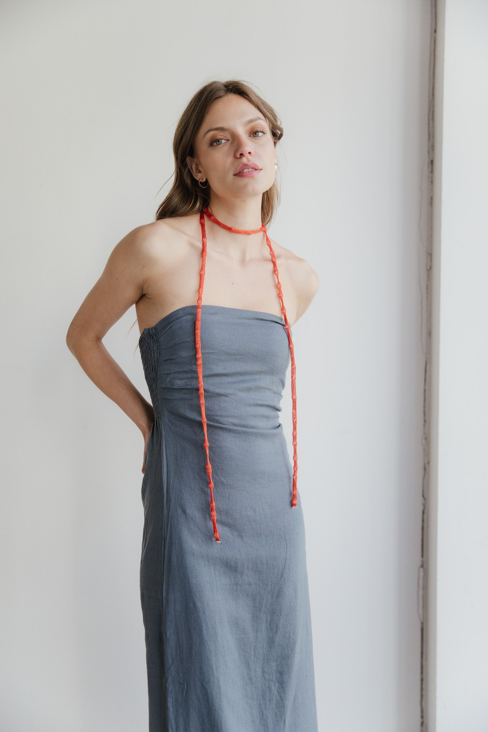 Vestido Perth · Pizarra