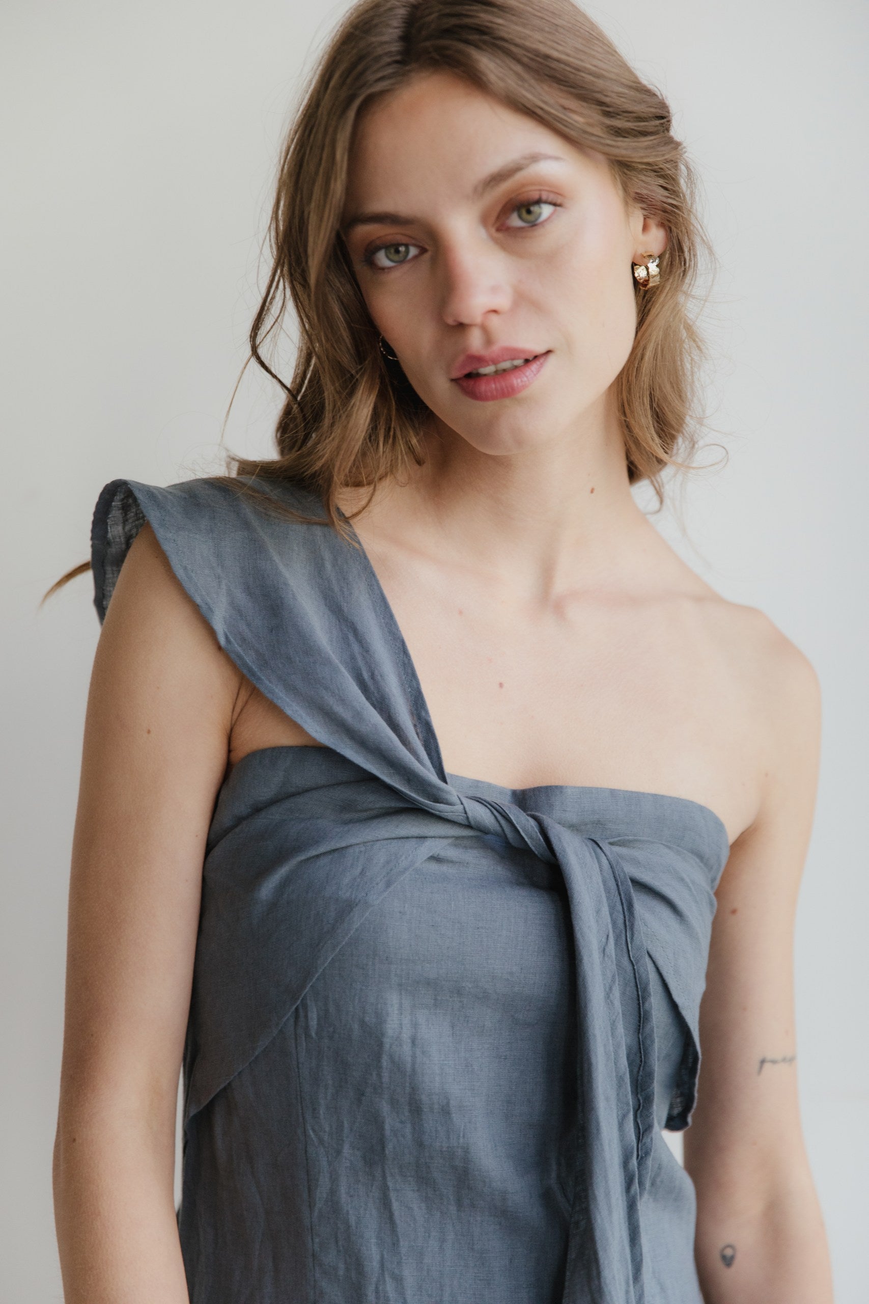 Mini Vestido Rio  · Pizarra