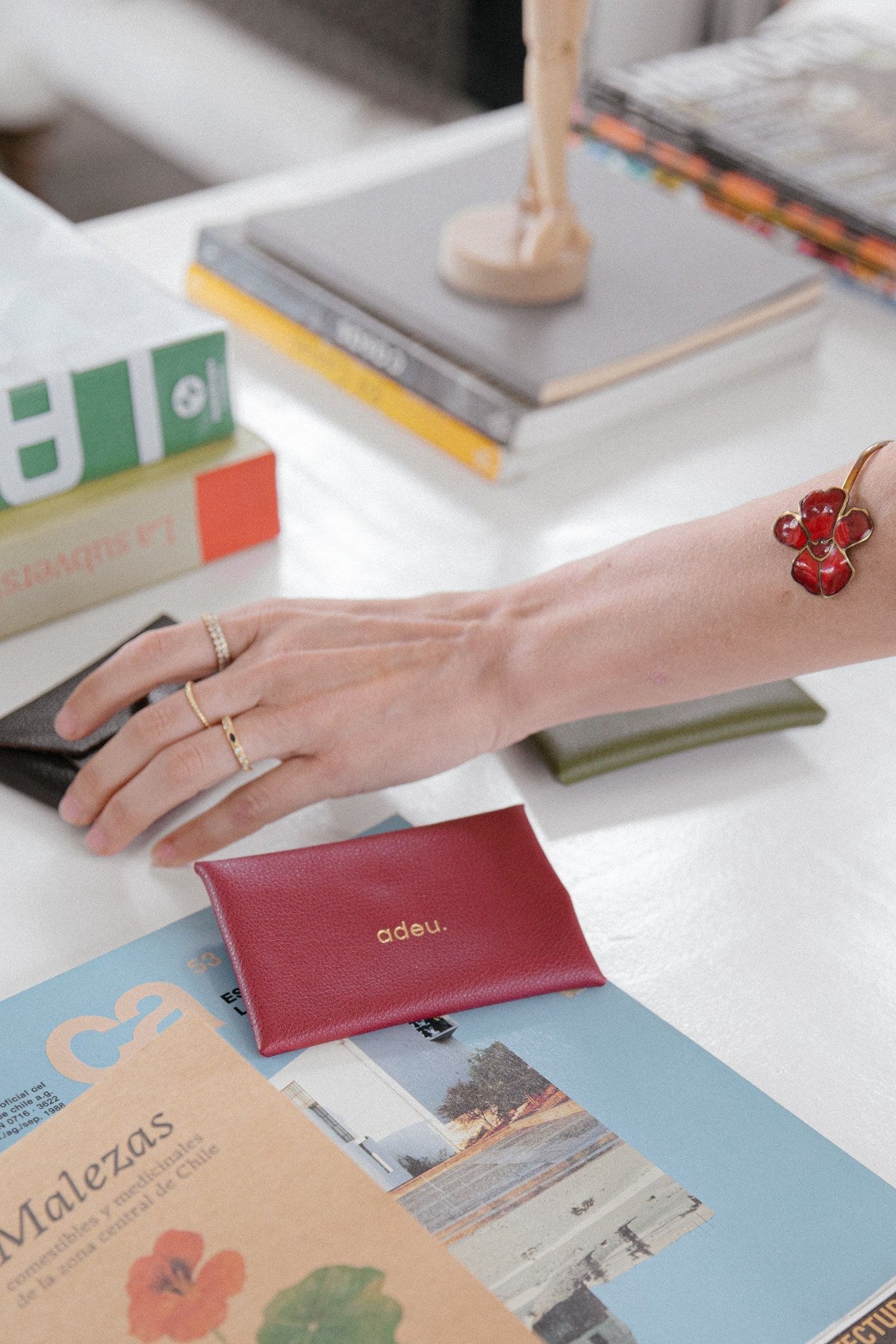 Tarjetero Nina · Granate