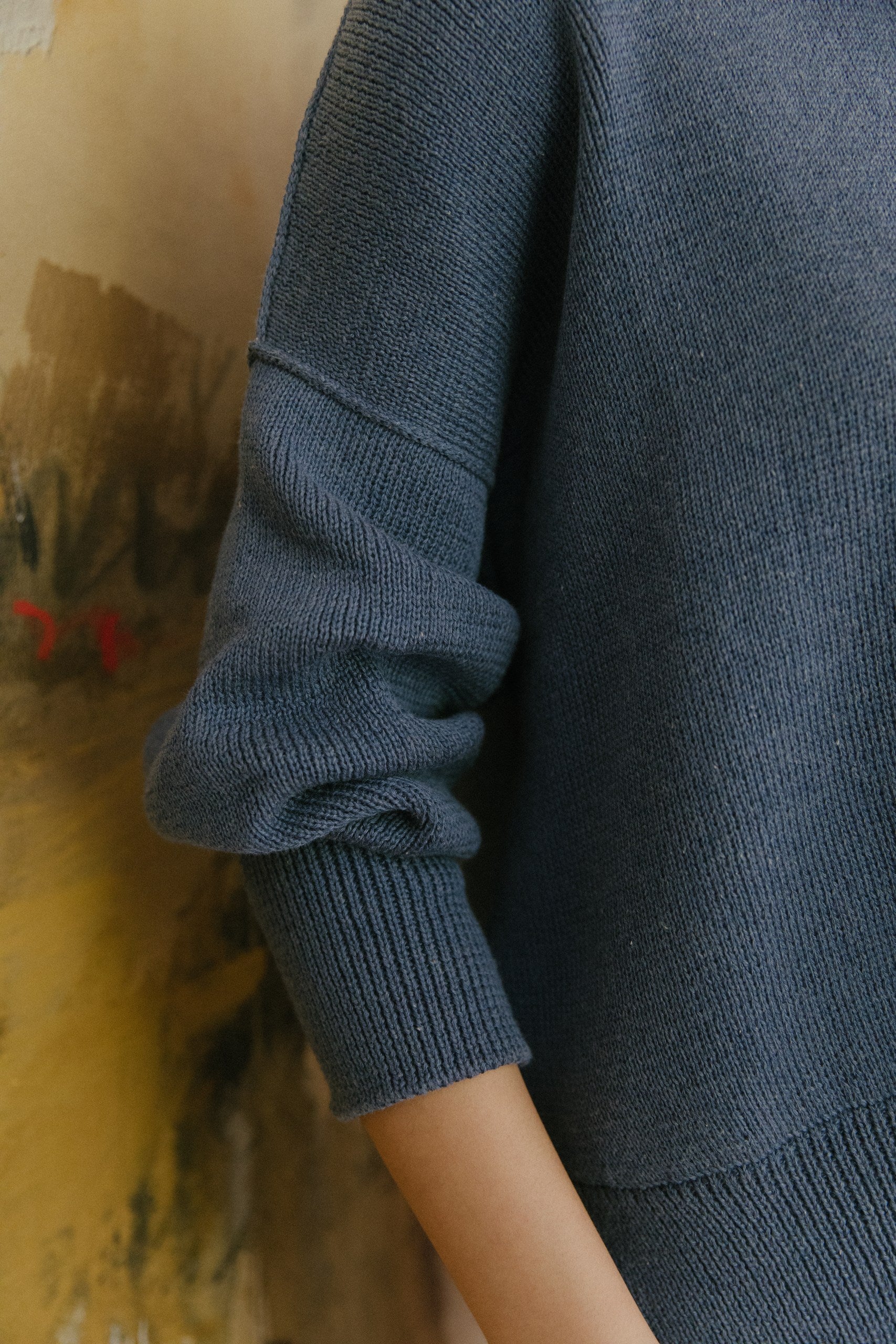 Mini Tejido Cozy · Azulino