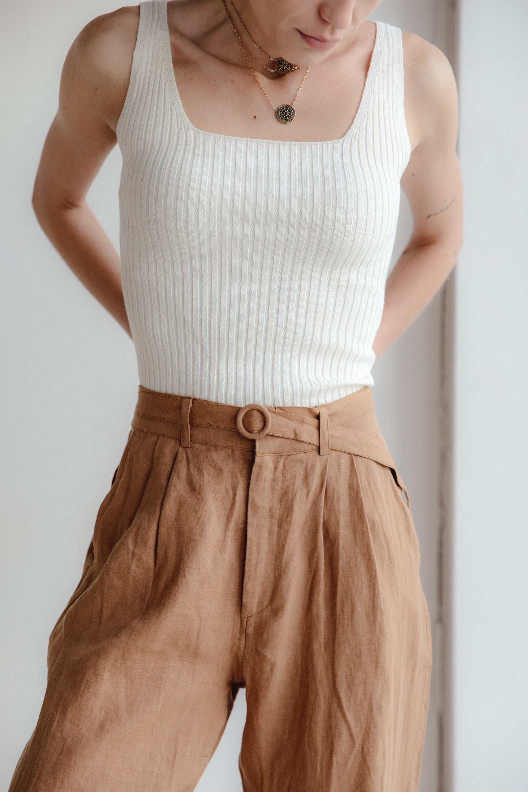 Pantalón Bex · Toffee