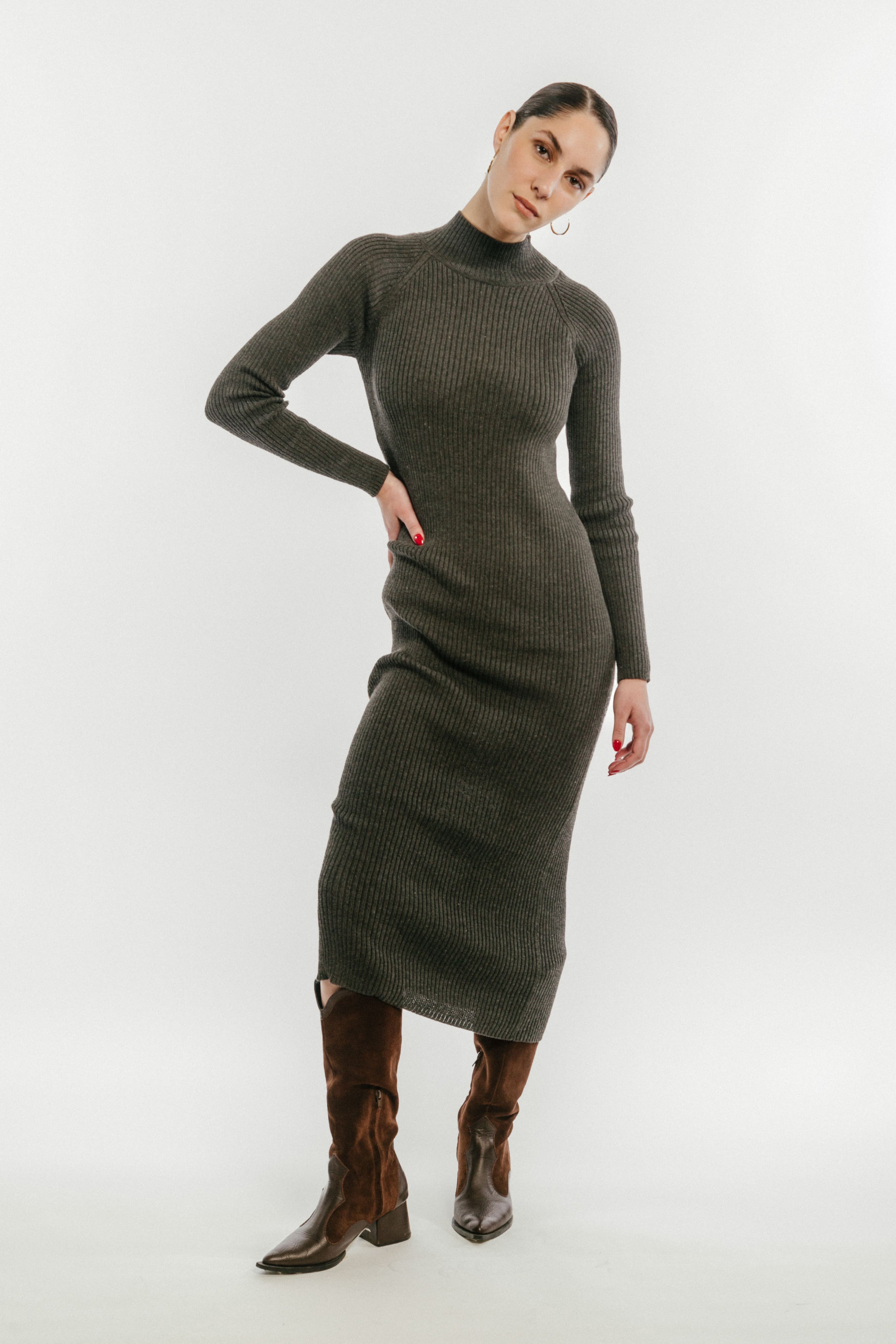 Vestido Linz · Gris Marengo