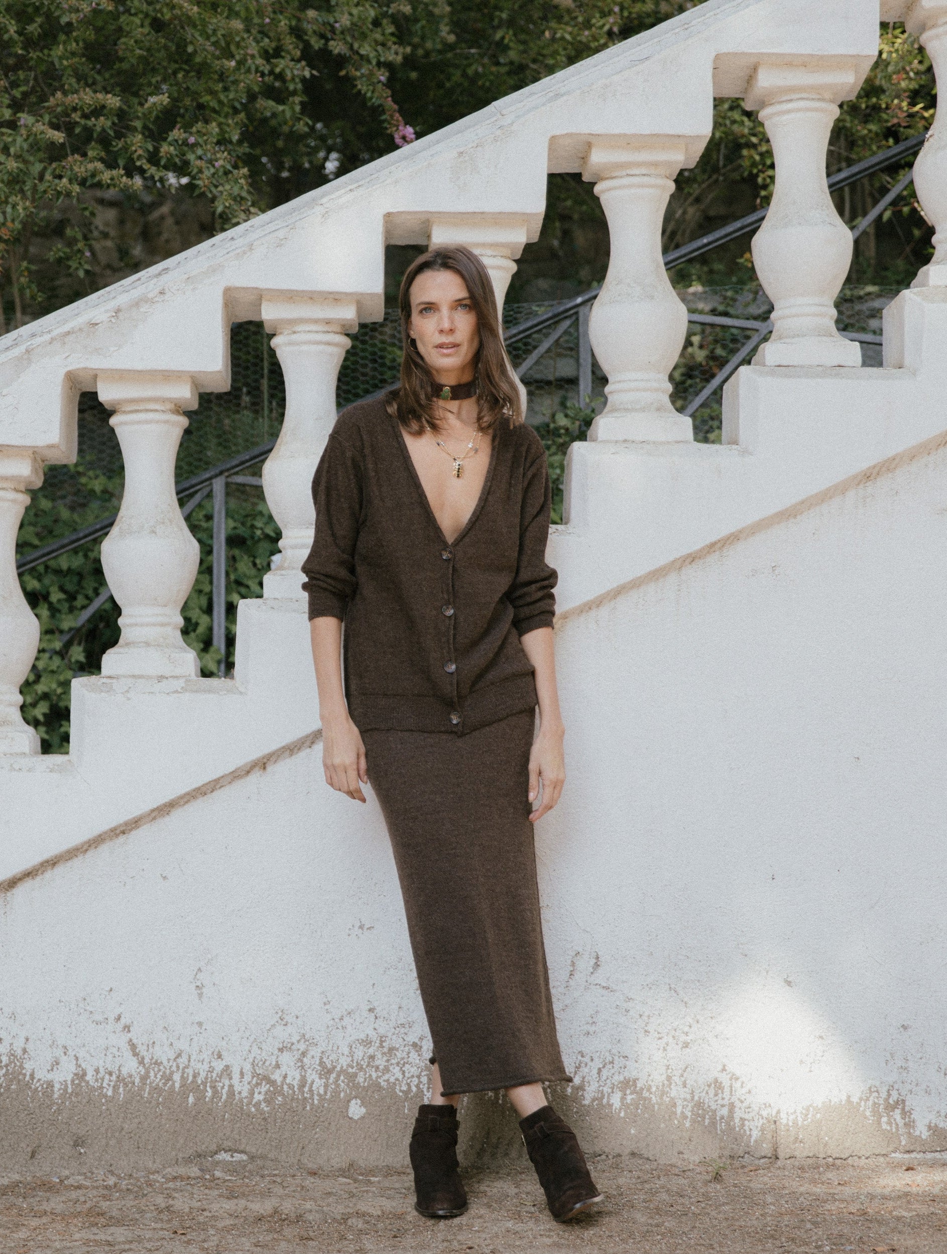 Cardigan Viena · Chocolate