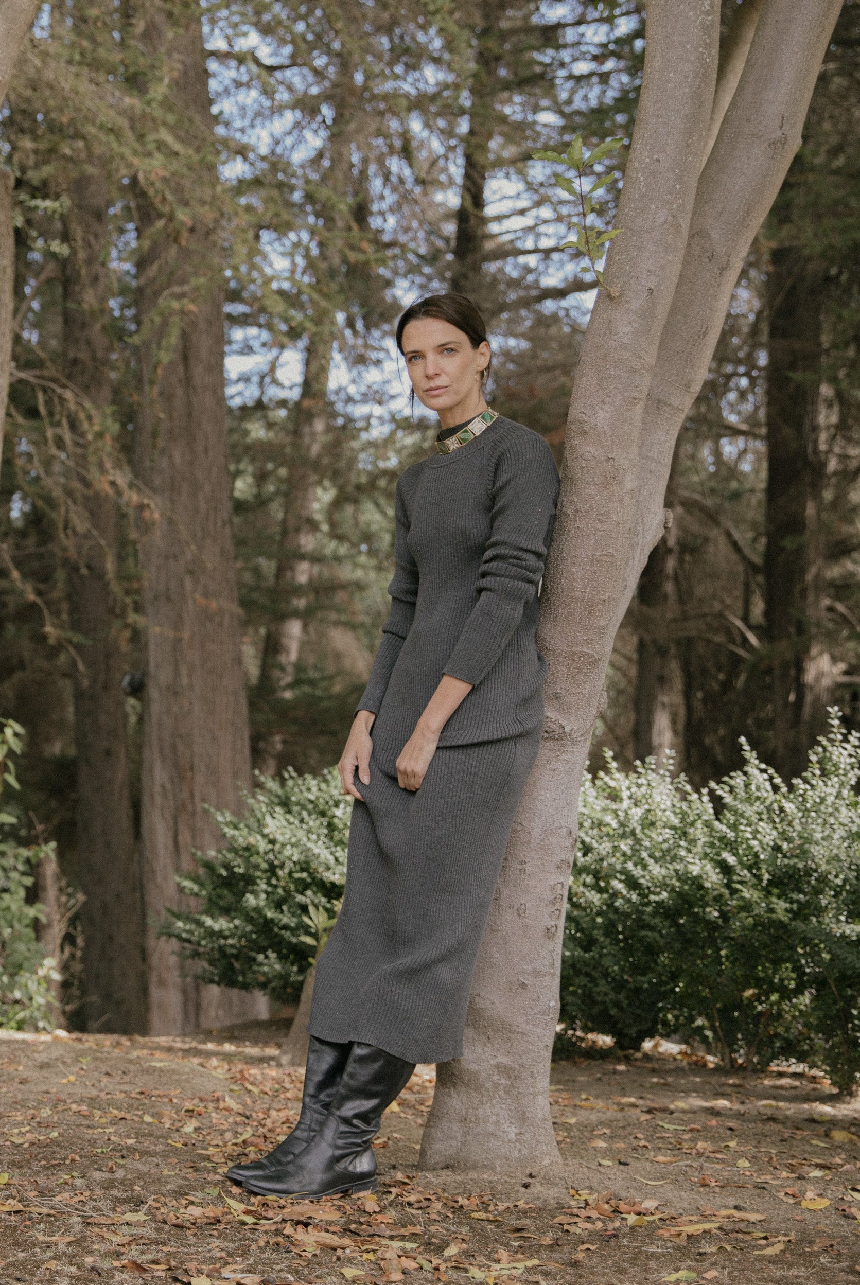 Vestido Linz · Gris Marengo