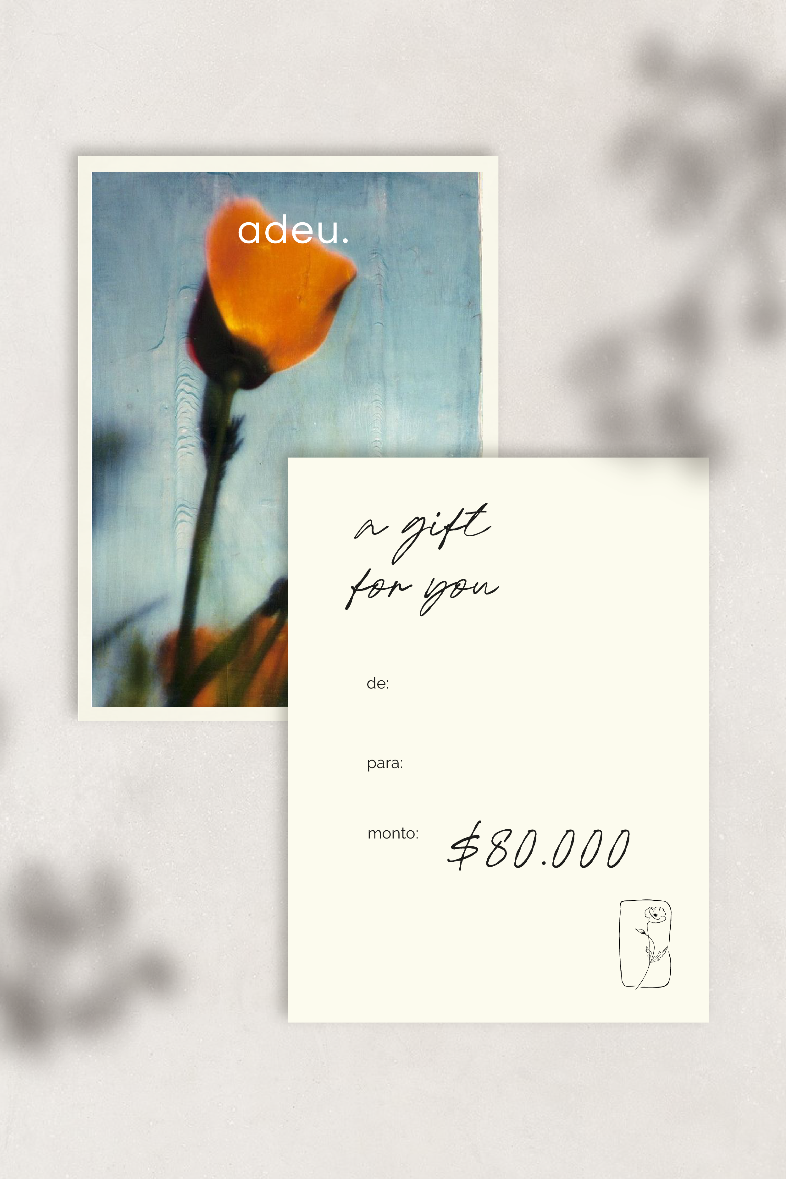 GIFT CARD $80.000