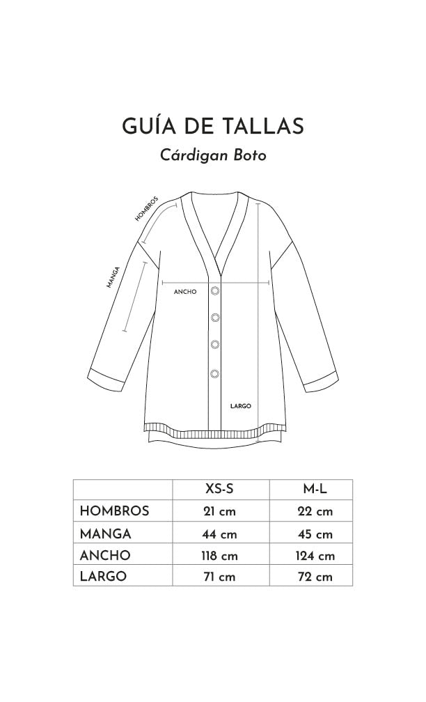 Cardigan Boto · Frambuesa