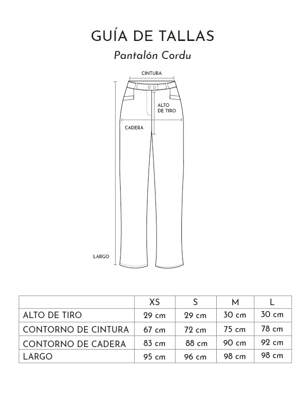 Pantalon Cordu · Burdeo