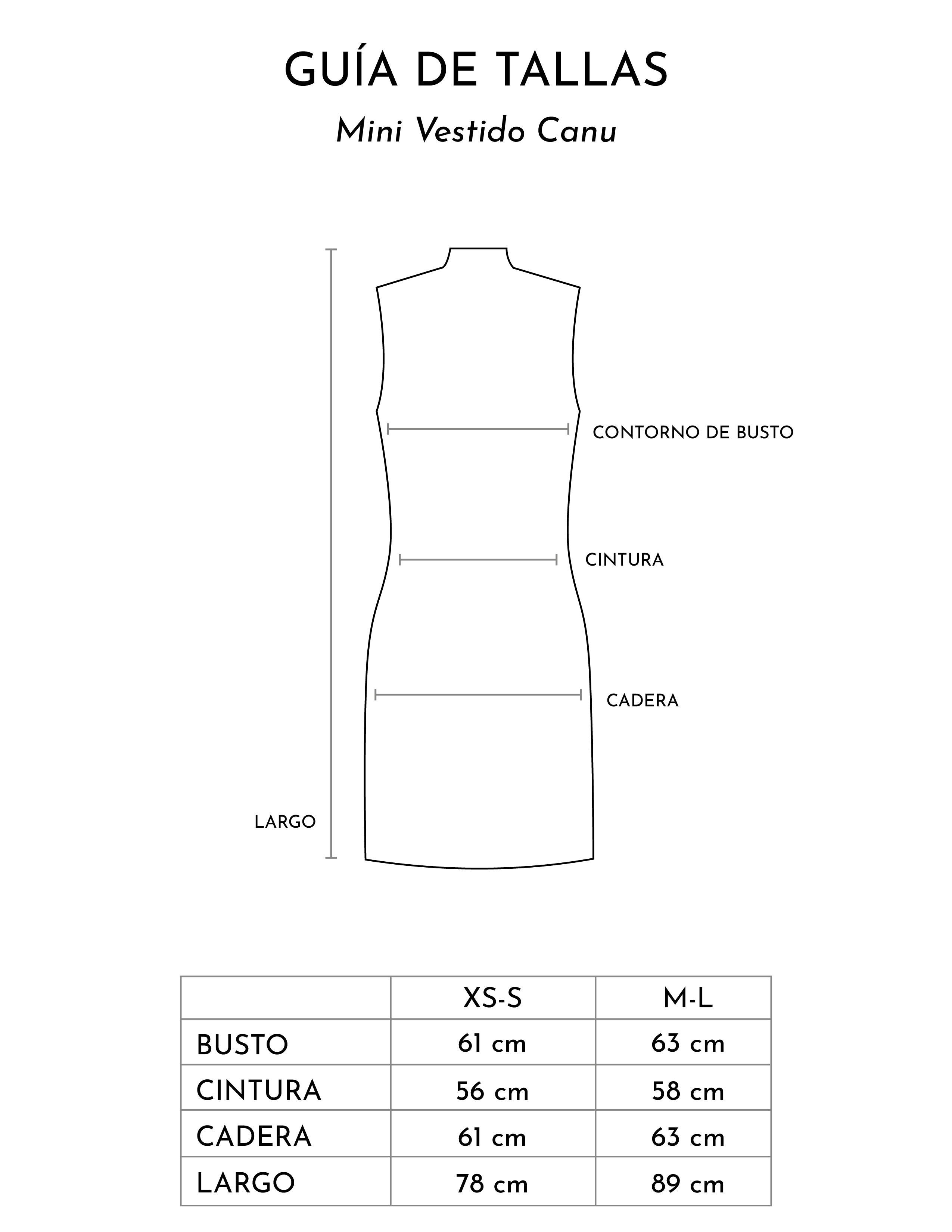 Mini Vestido Canu · Negro