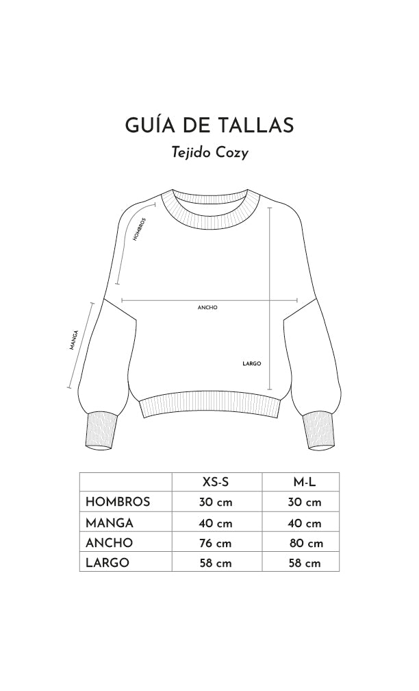 Tejido Cozy · Negro