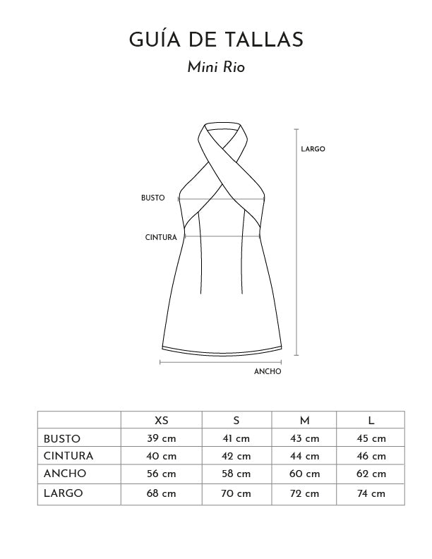 Mini Vestido Rio · Negro