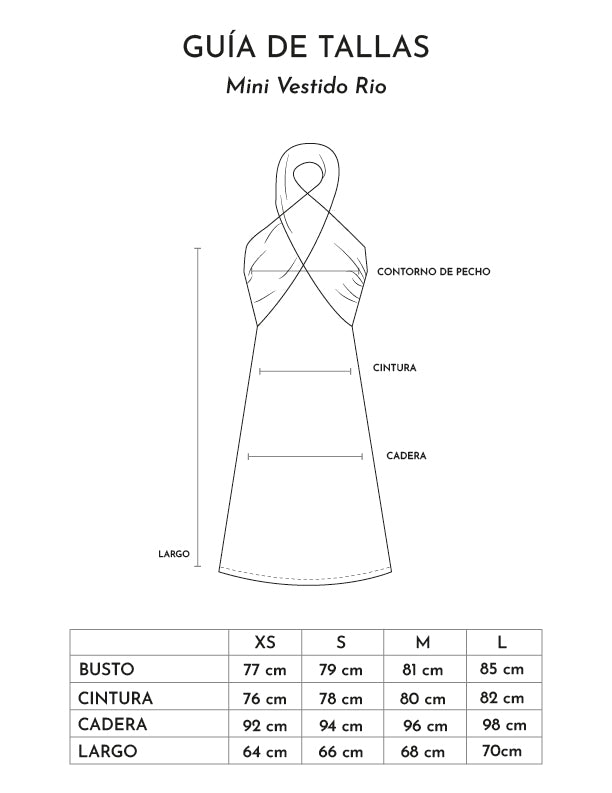 Mini Vestido Rio · Negro