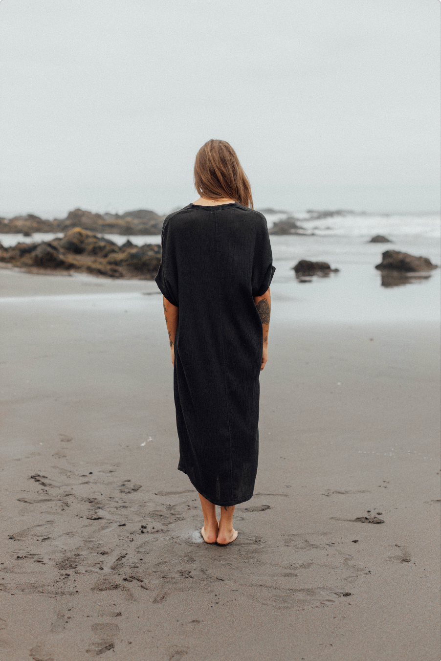 Vestido Uluru · Negro