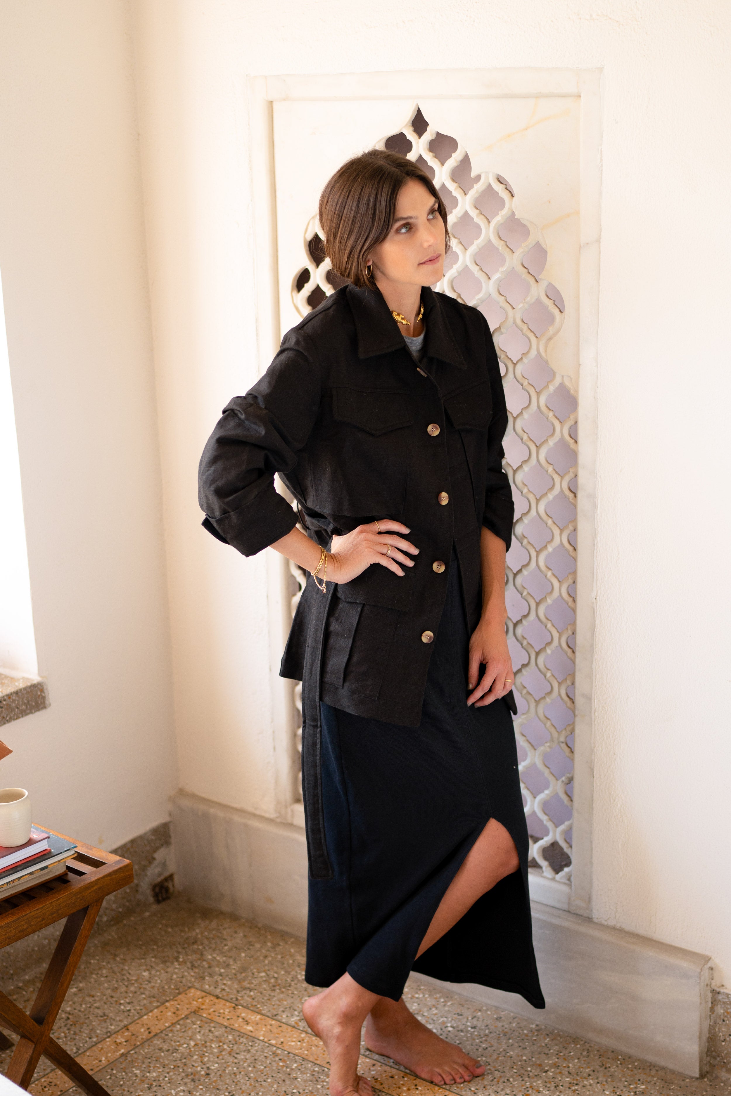 Chaqueta Indi · Negro