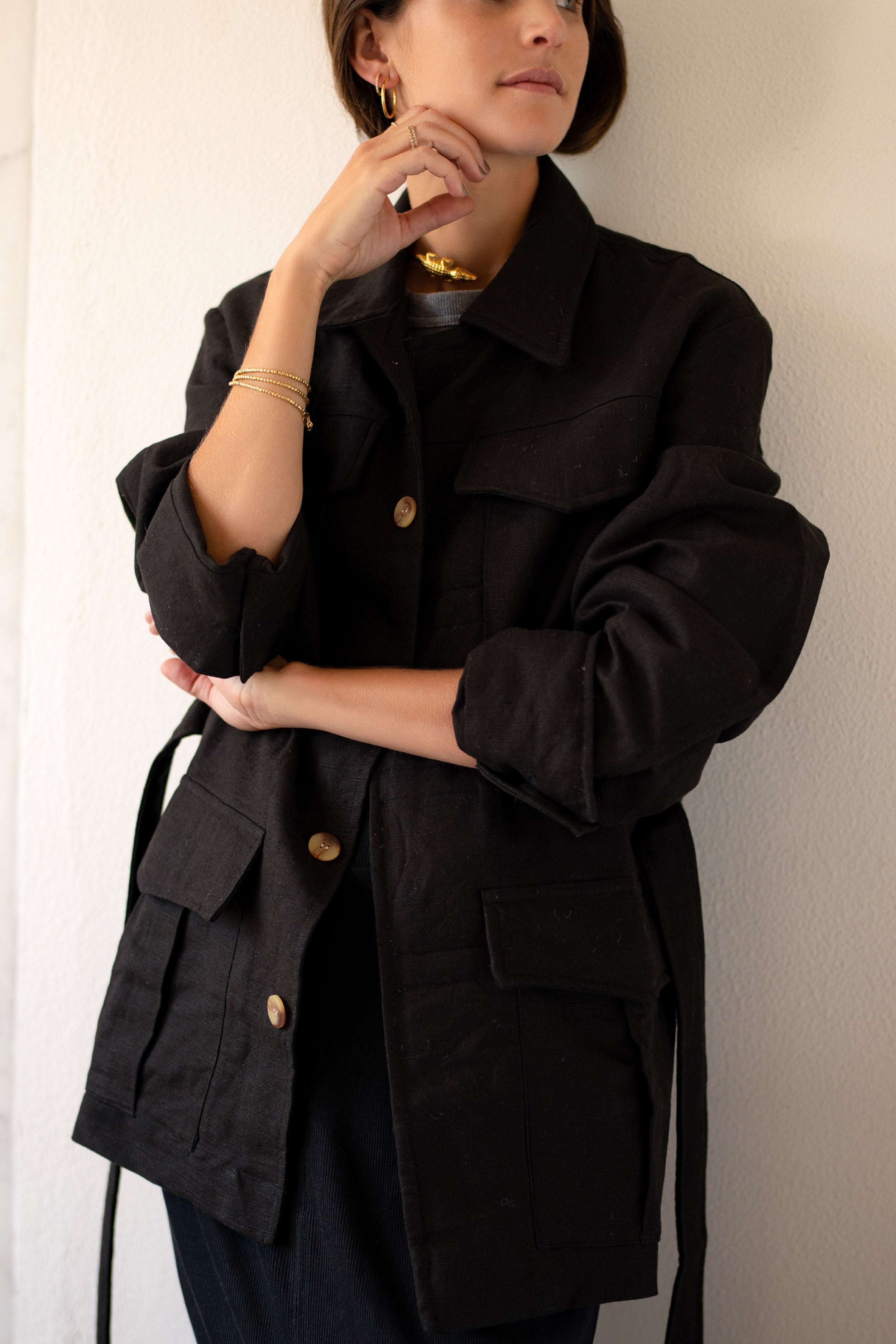 Chaqueta Indi · Negro