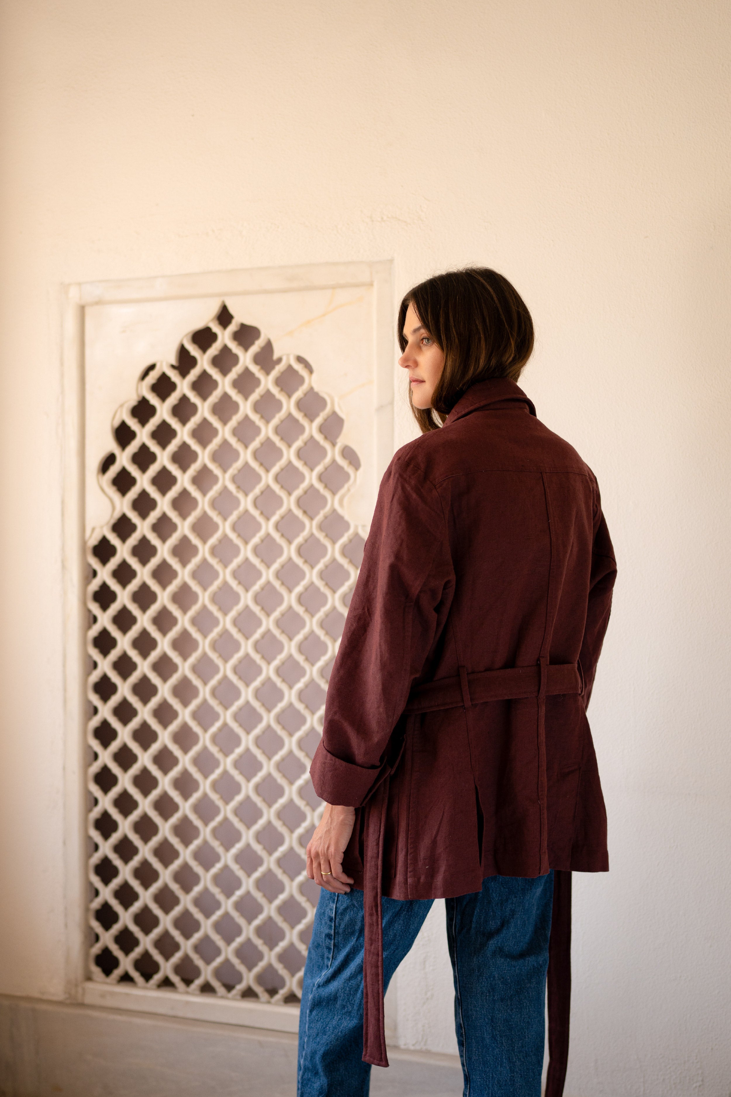 Chaqueta Indi · Vino