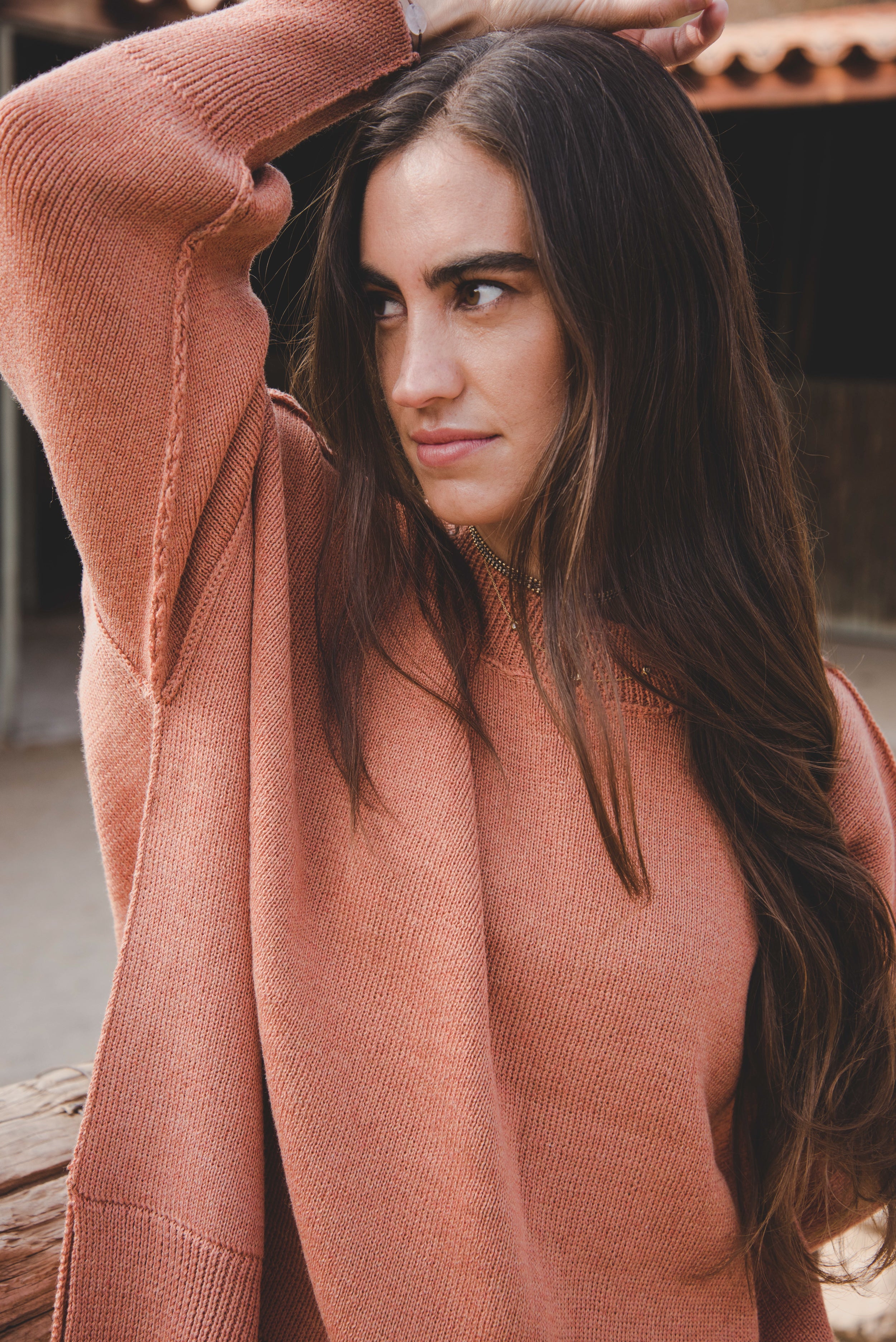 Tejido Cozy · Naranjo