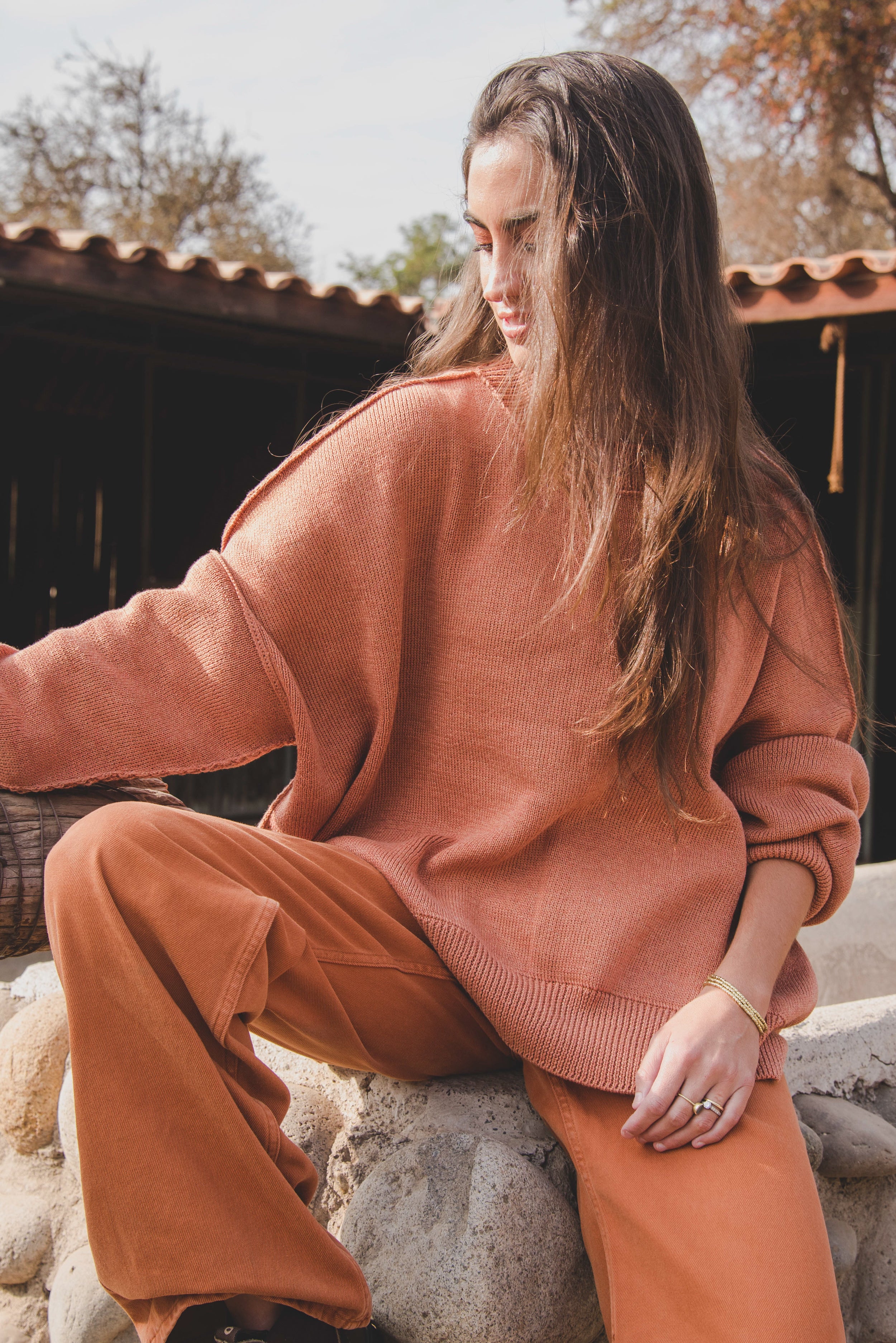 Tejido Cozy · Naranjo
