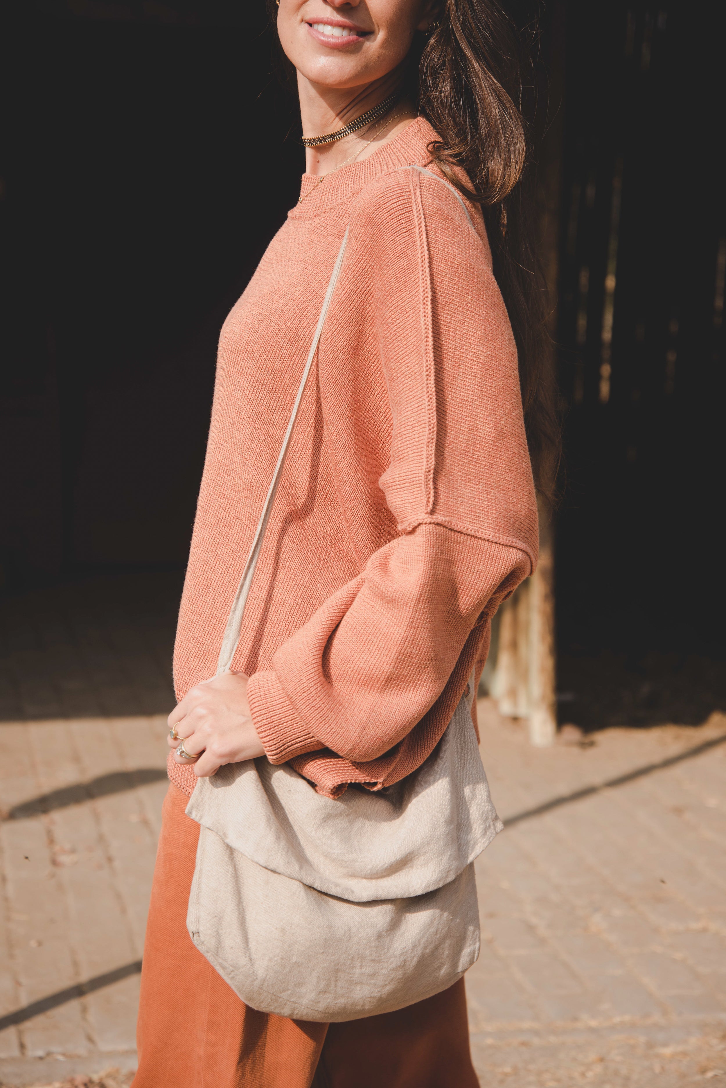 Tejido Cozy · Naranjo
