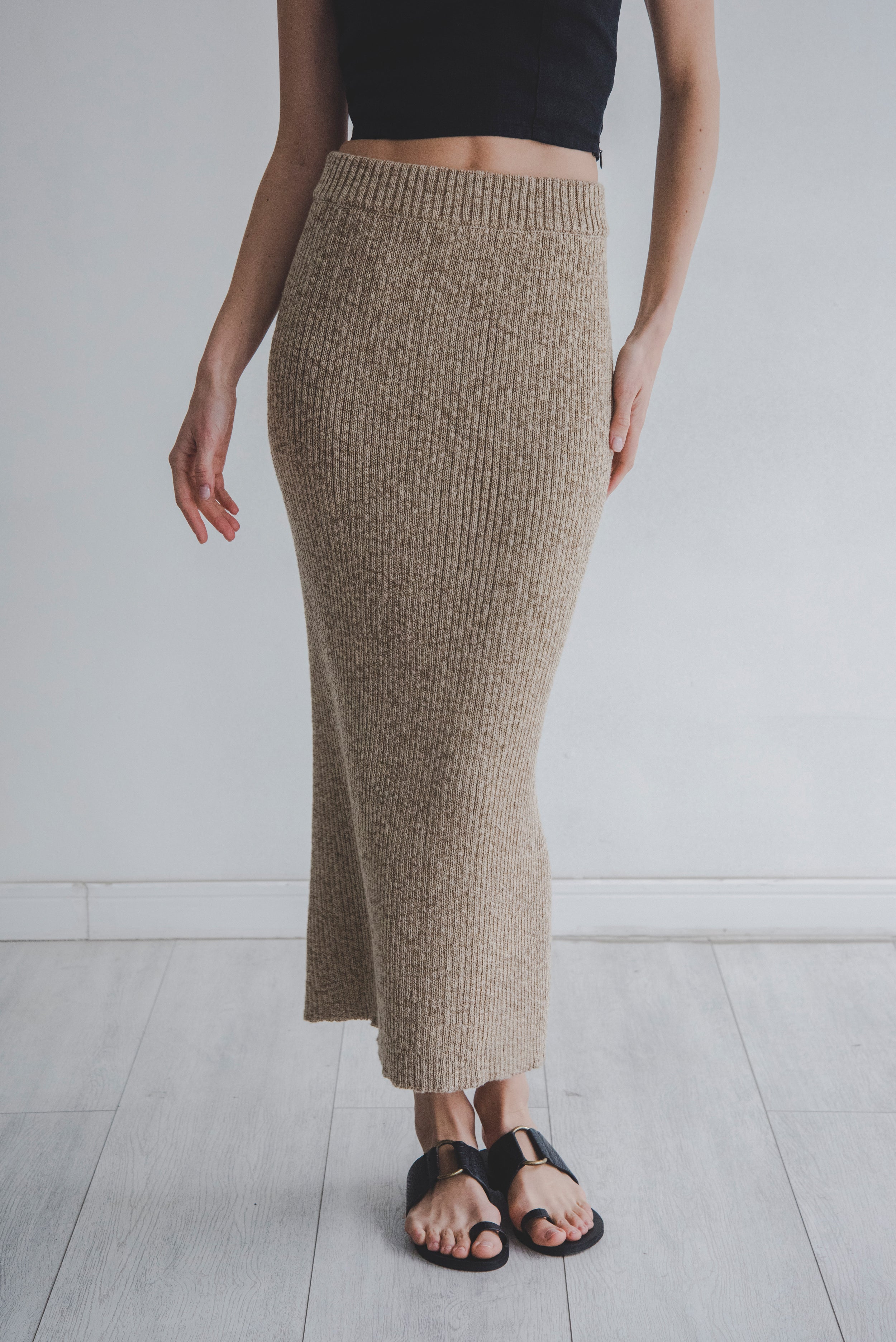 Falda Sici · Caramelo