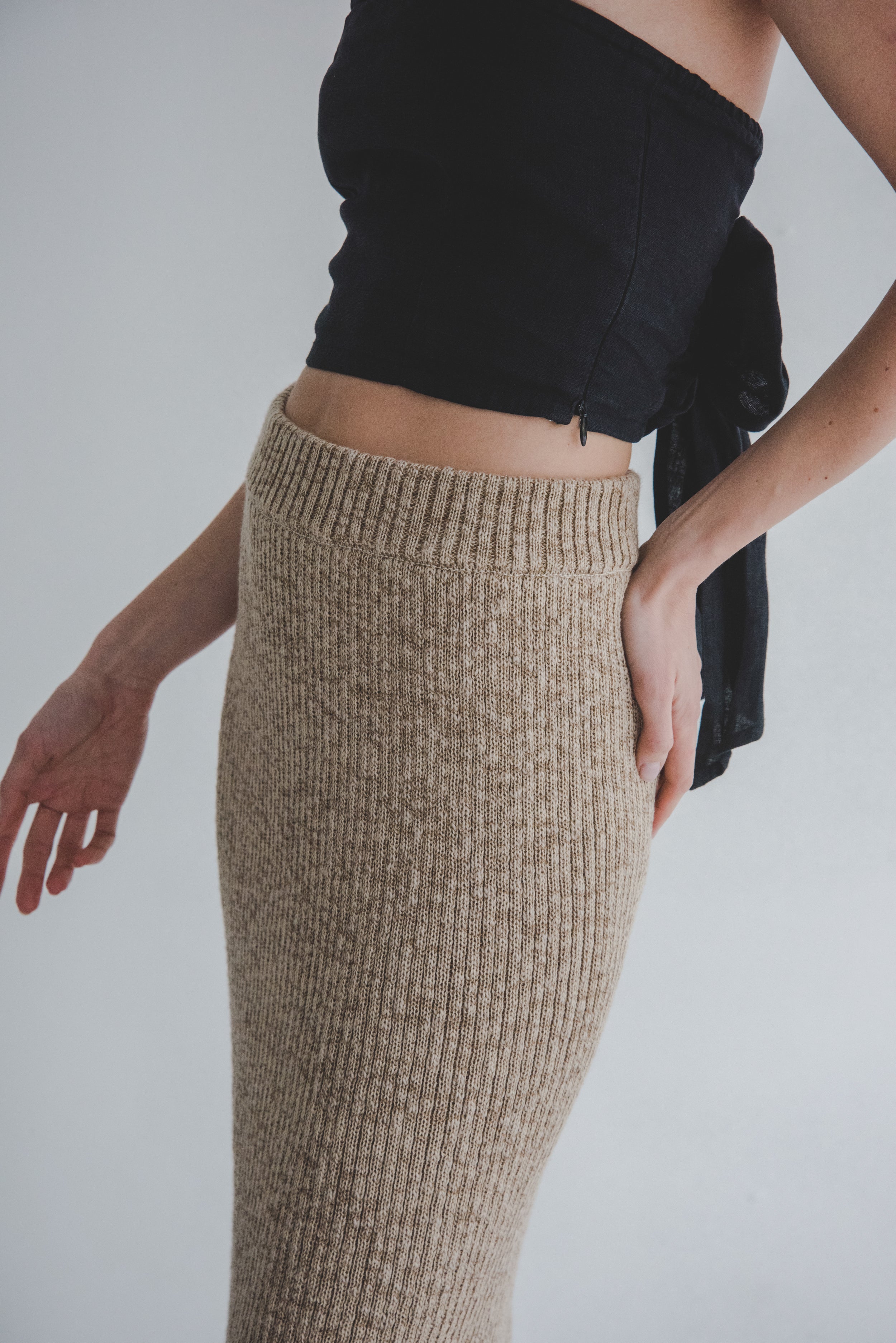 Falda Sici · Caramelo