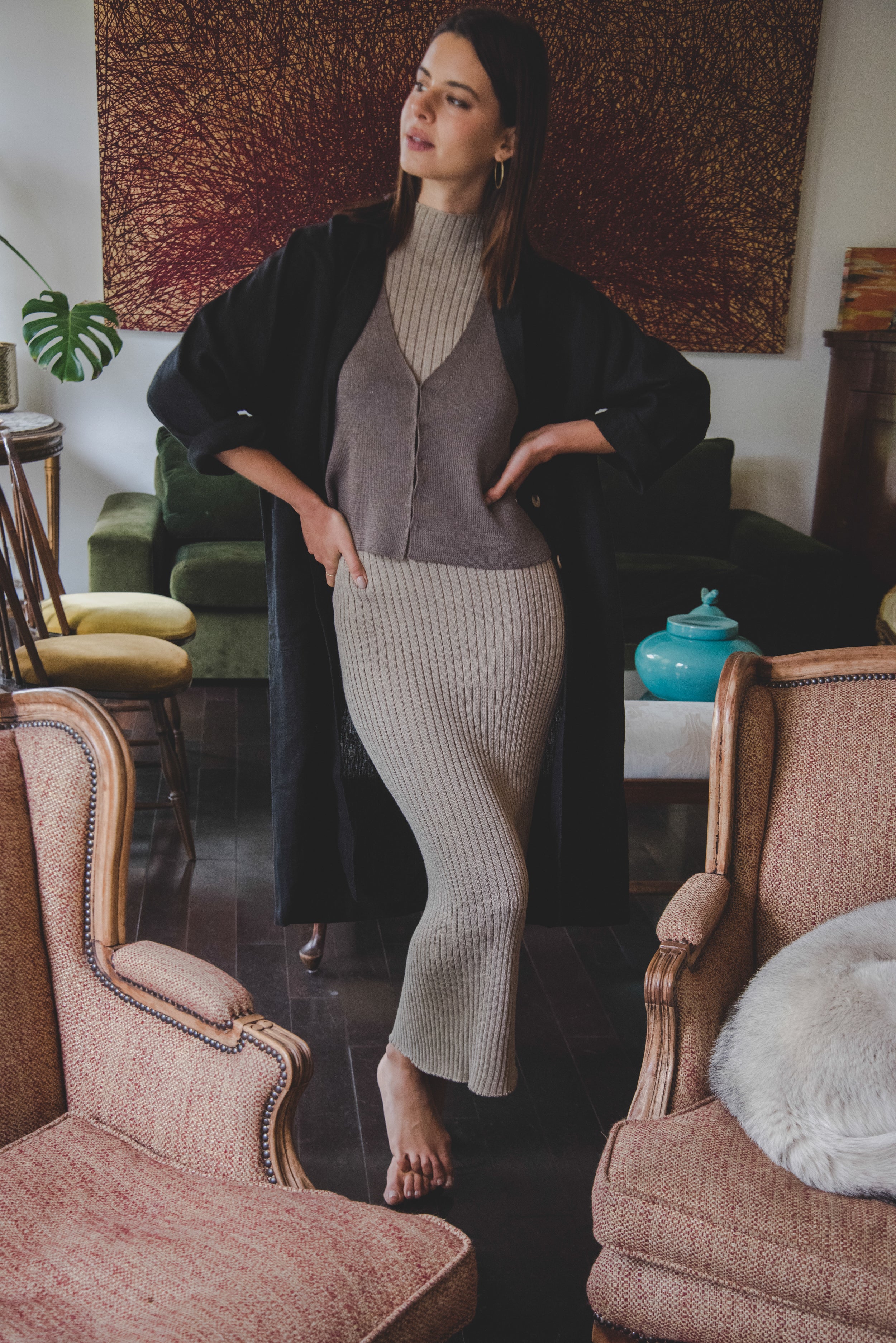 Top Vera · Taupe